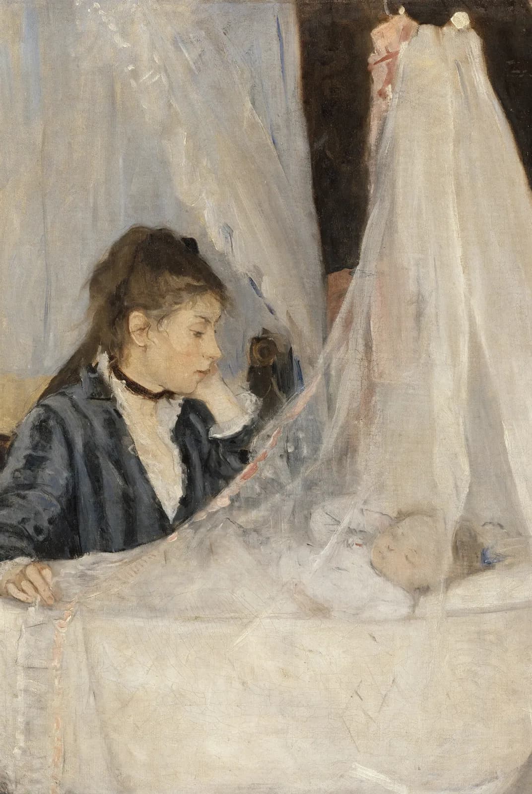 De wieg (1872) – Berthe Morisot