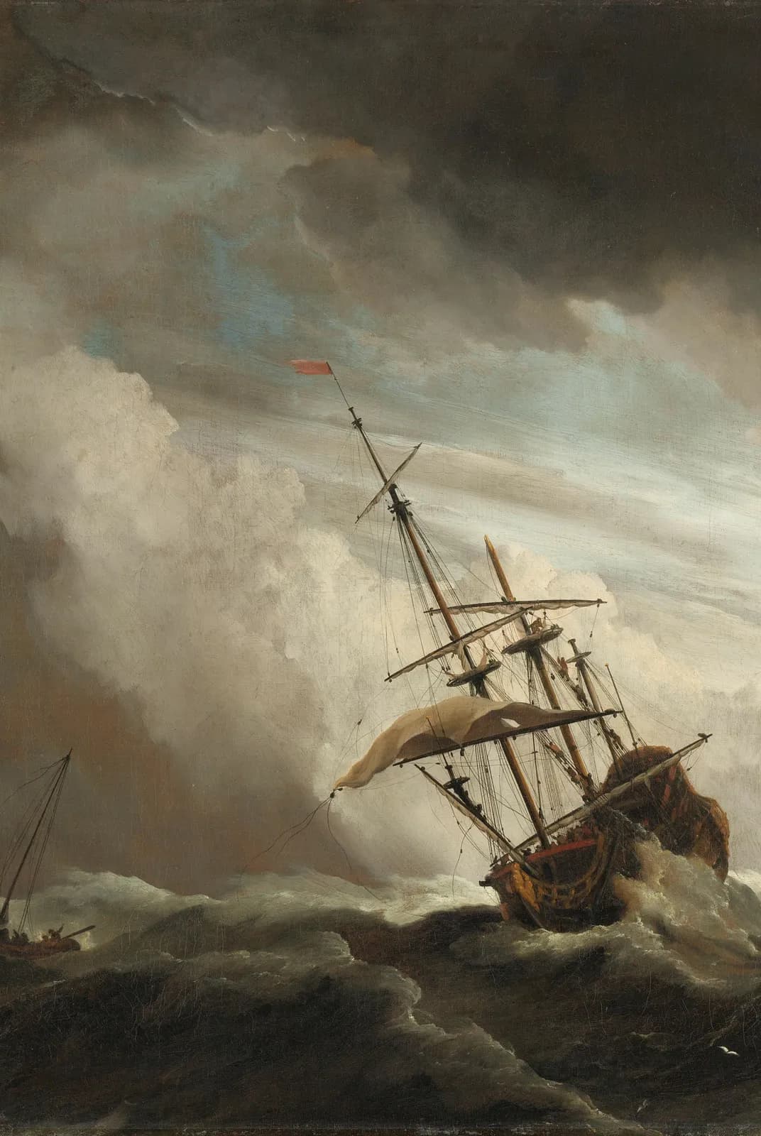 De windstoot – Willem van de Velde