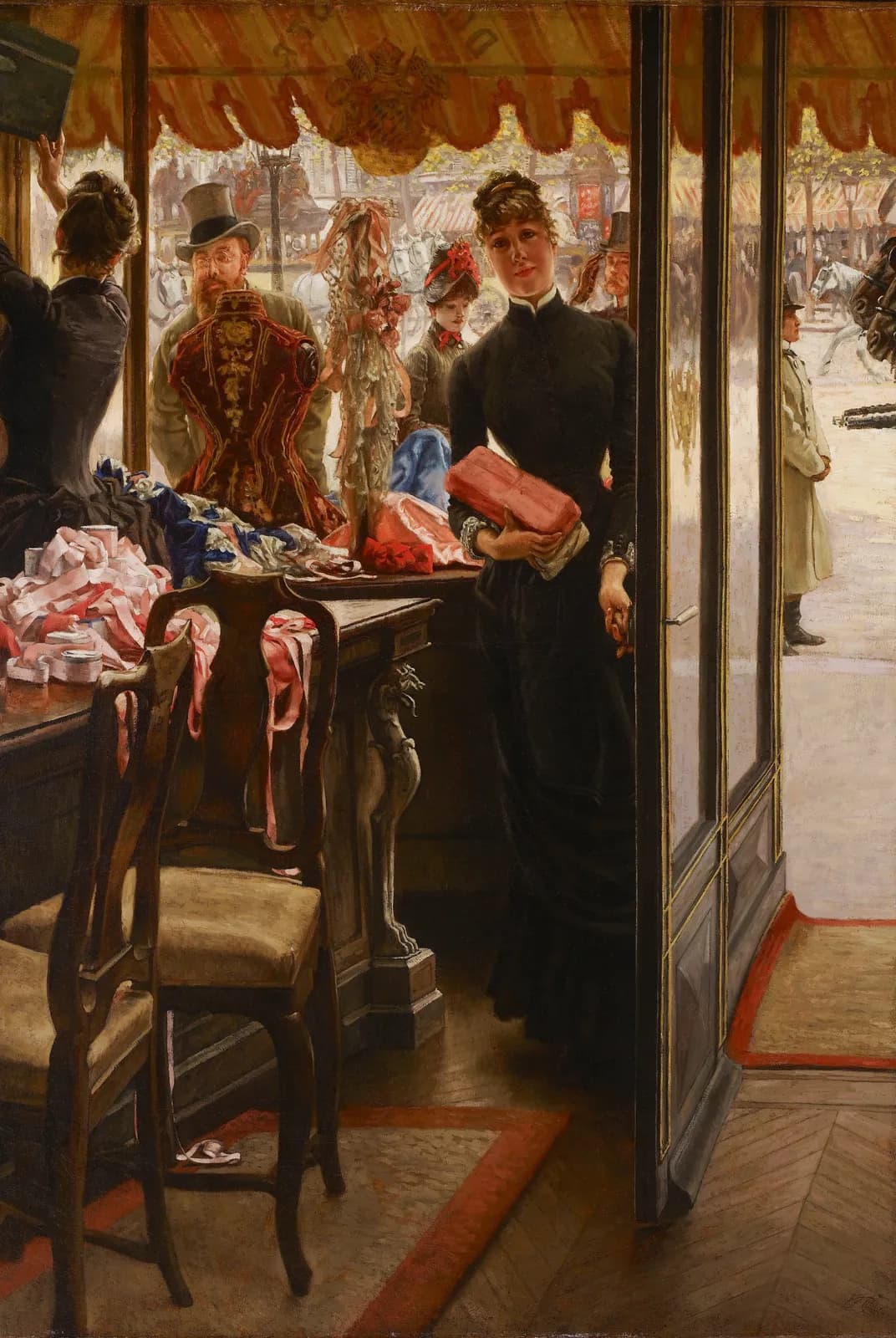 De winkeljuffrouw – James Tissot
