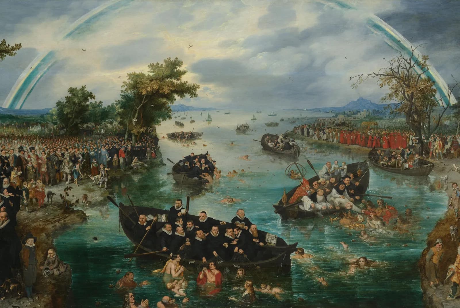 De zielenvisserij – Adriaen Pietersz van de Venne