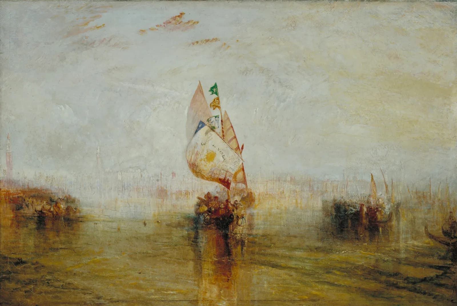 De zon van Venetië vaart uit – J.M.W. Turner