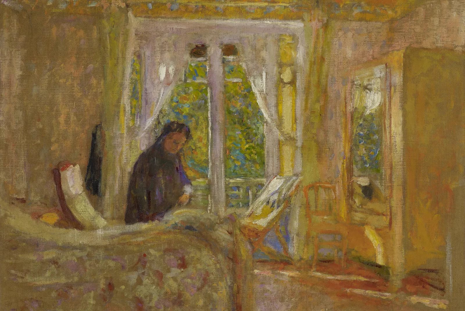 De zonnige kamer – Édouard Vuillard