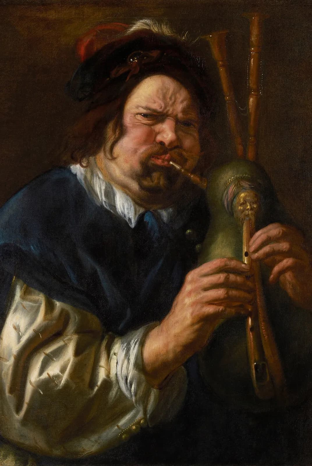 Doedelzakspeler, zelfportret – Jacob Jordaens