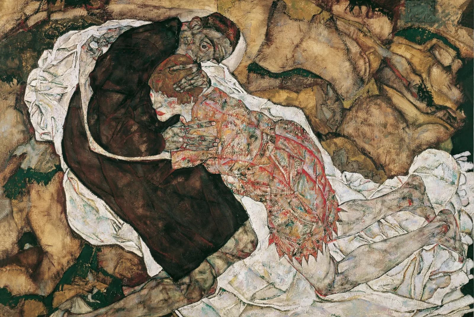 Dood en het meisje – Egon Schiele