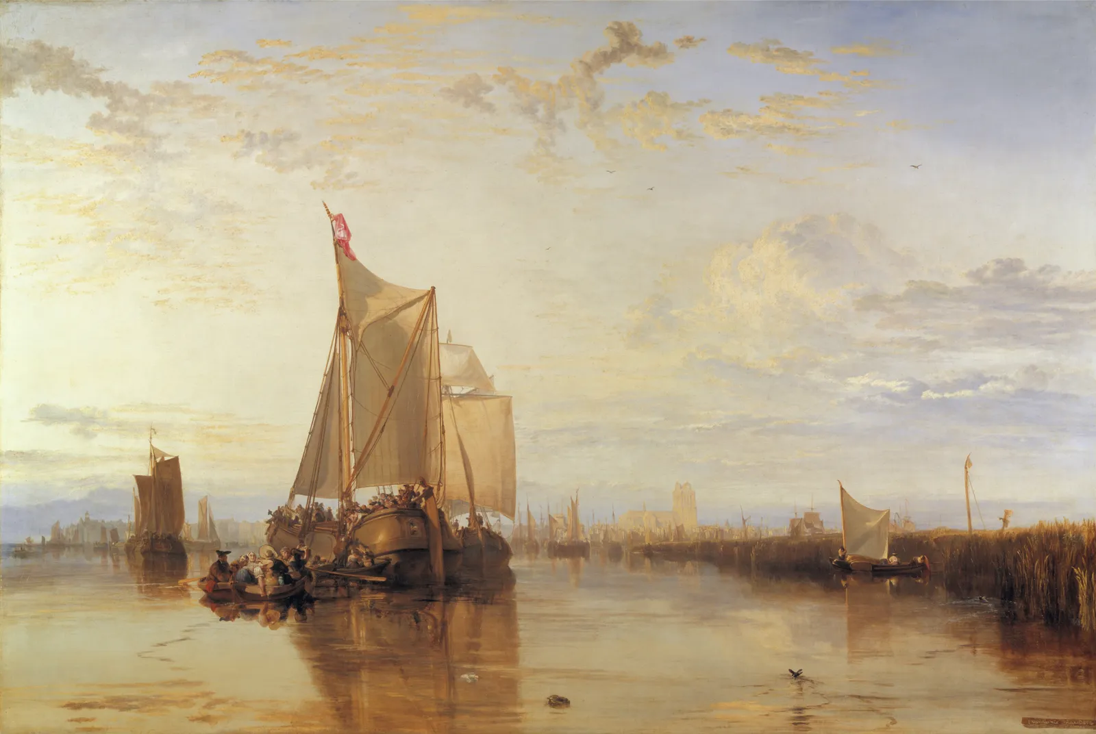 Dordrecht, de pakketboot naar Rotterdam – J.M.W. Turner
