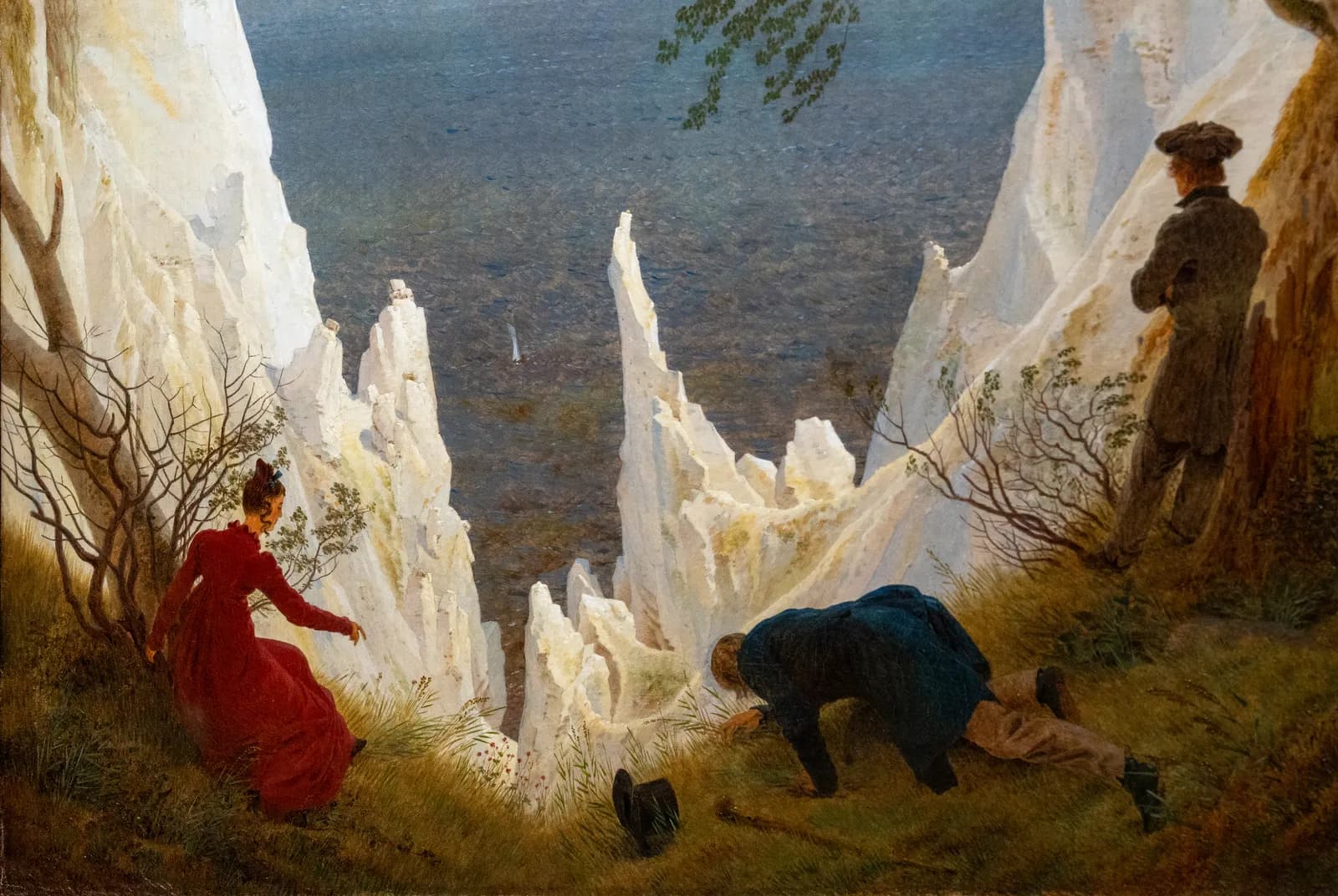 Dramatische Krijtrotsen aan Zee – Caspar David Friedrich