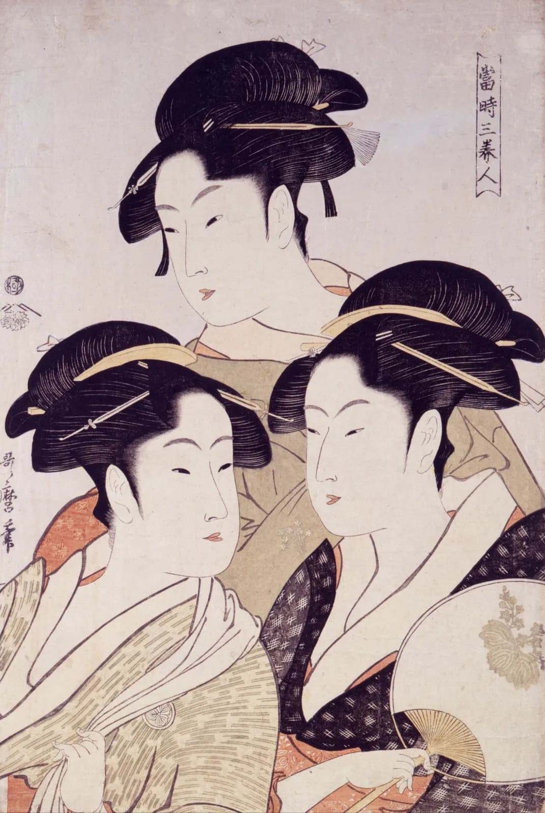 Drie schoonheden – Kitagawa Utamaro
