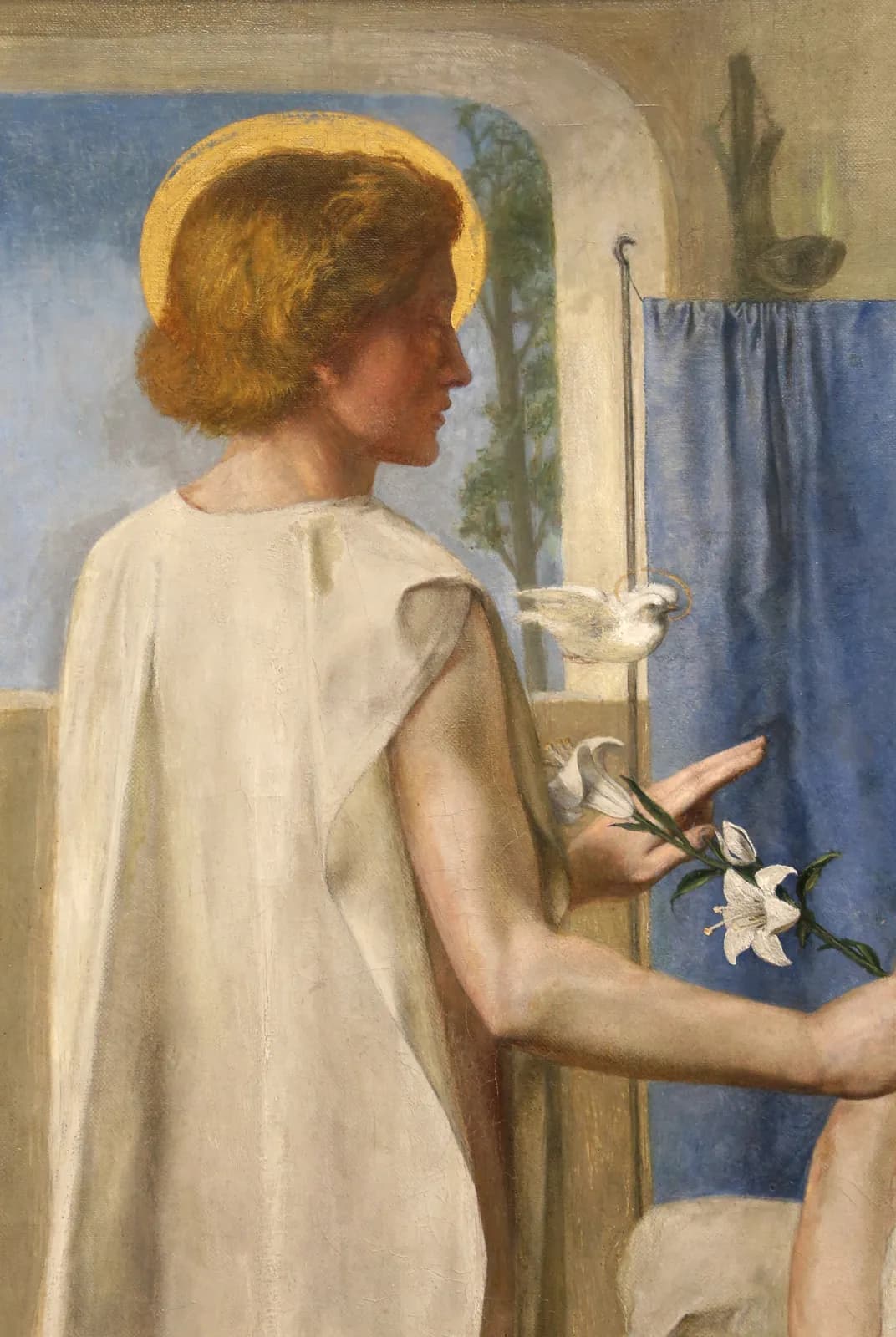 Ecce Ancilla Domini, de annunciatie – Dante Gabriel Rossetti