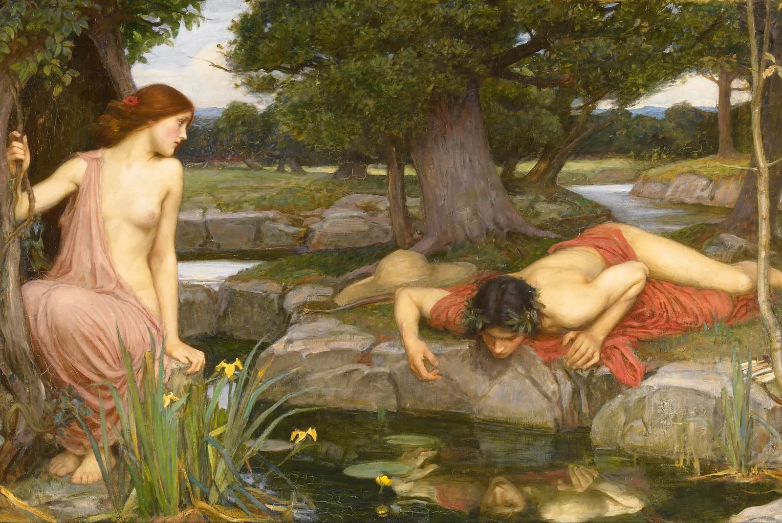 Echo en Narcissus – John William Waterhouse