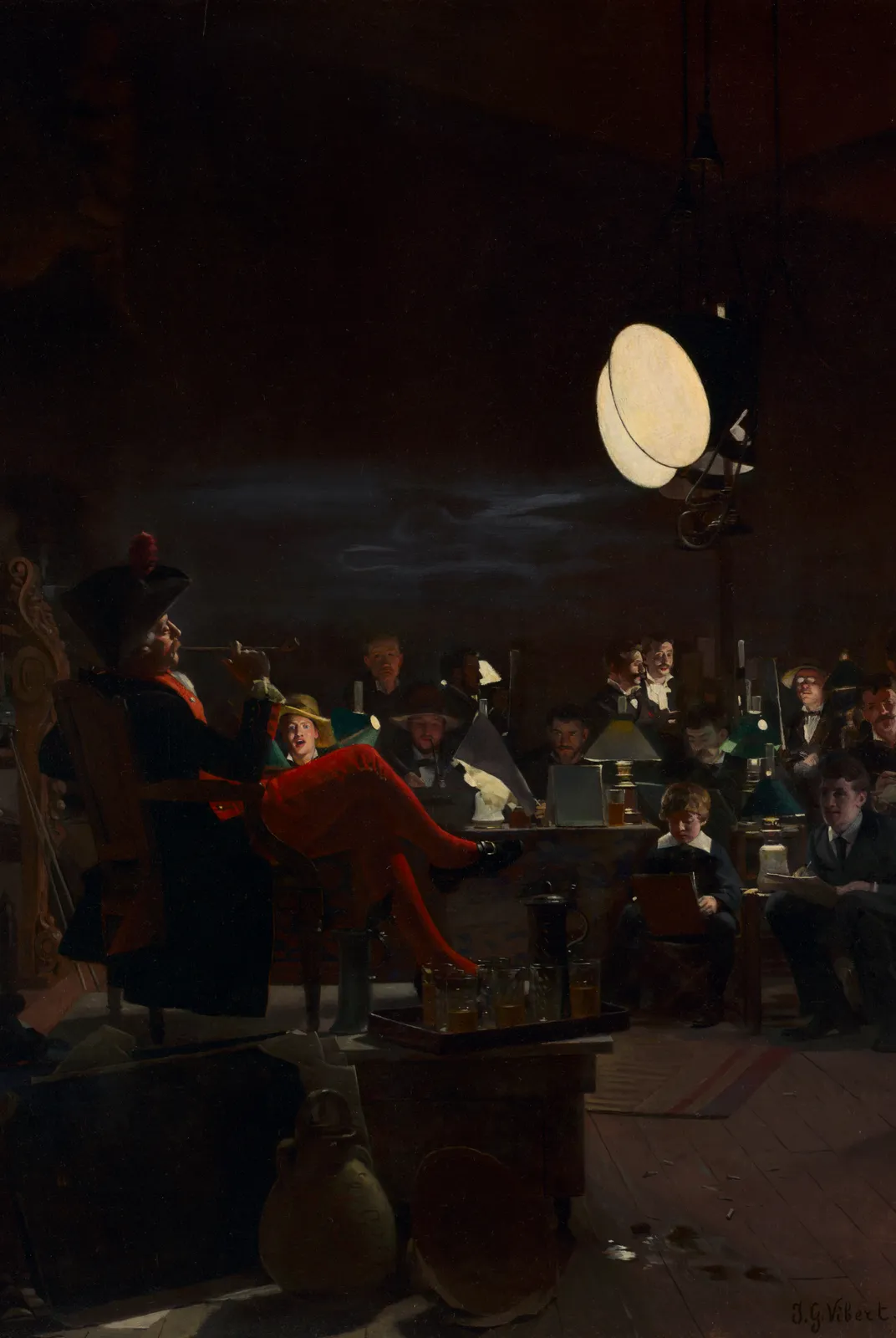 Een avondklas – Jehan-Georges Vibert