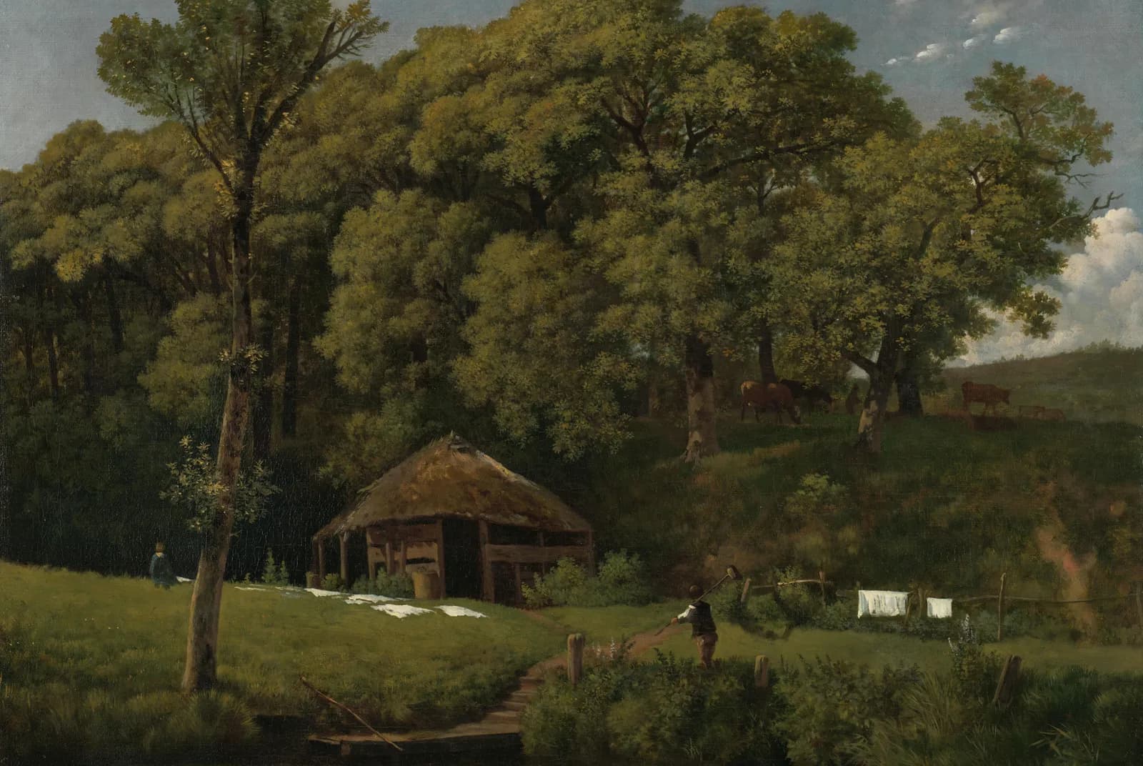 Een bouwhoeve aan de oever van een beek in Gelderland – Wouter Johannes van Troostwijk
