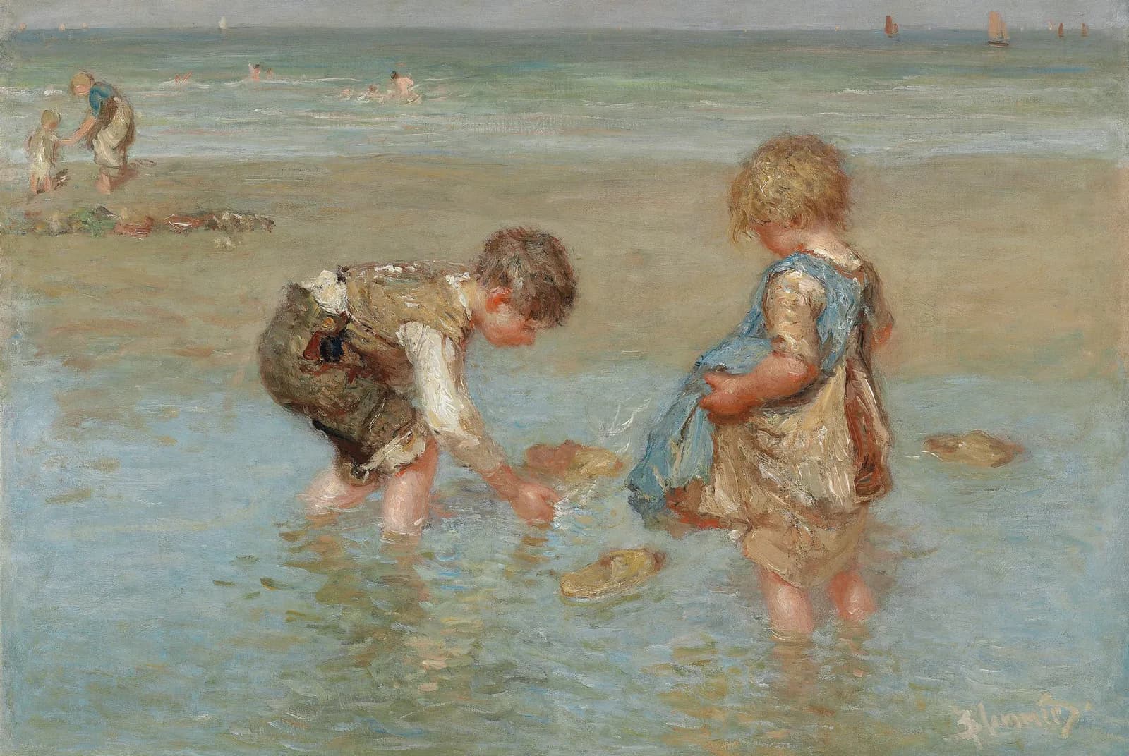 Een dag aan het strand – Bernard Blommers