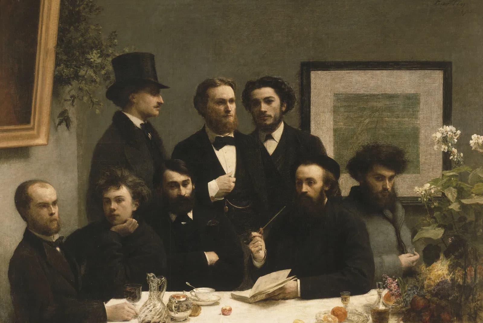 Een hoek van de tafel – Henri Fantin-Latour