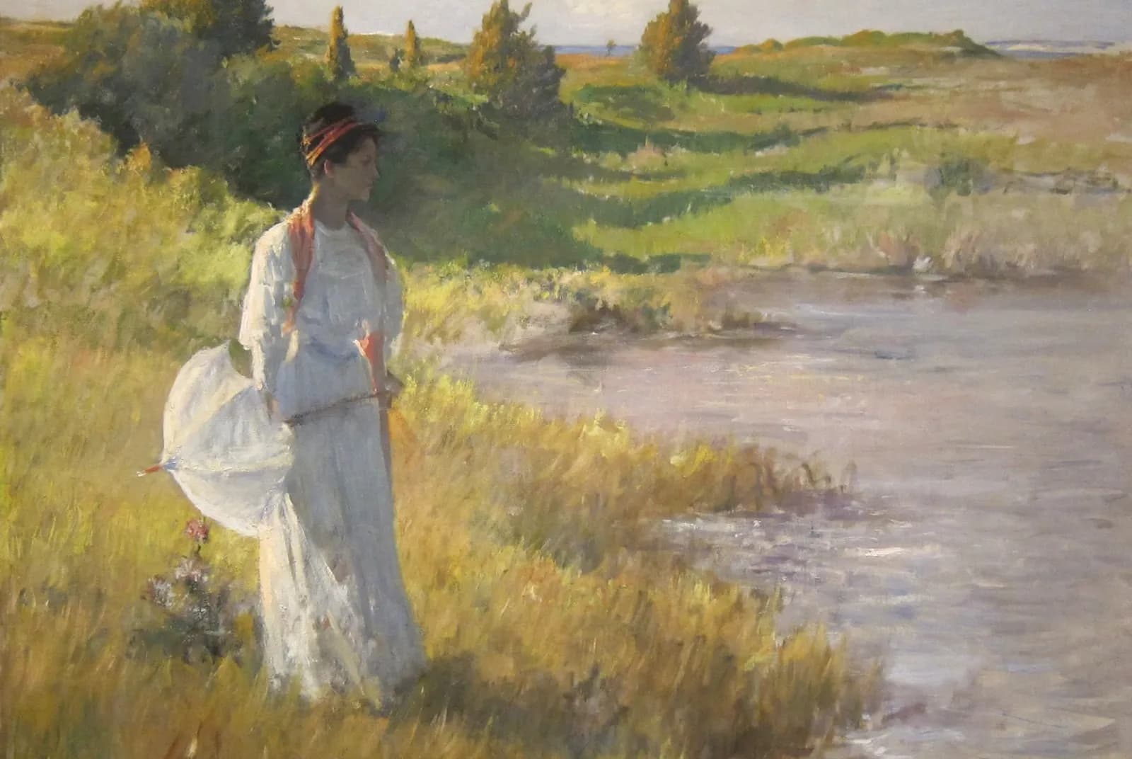 Een middagwandeling – William Merritt Chase