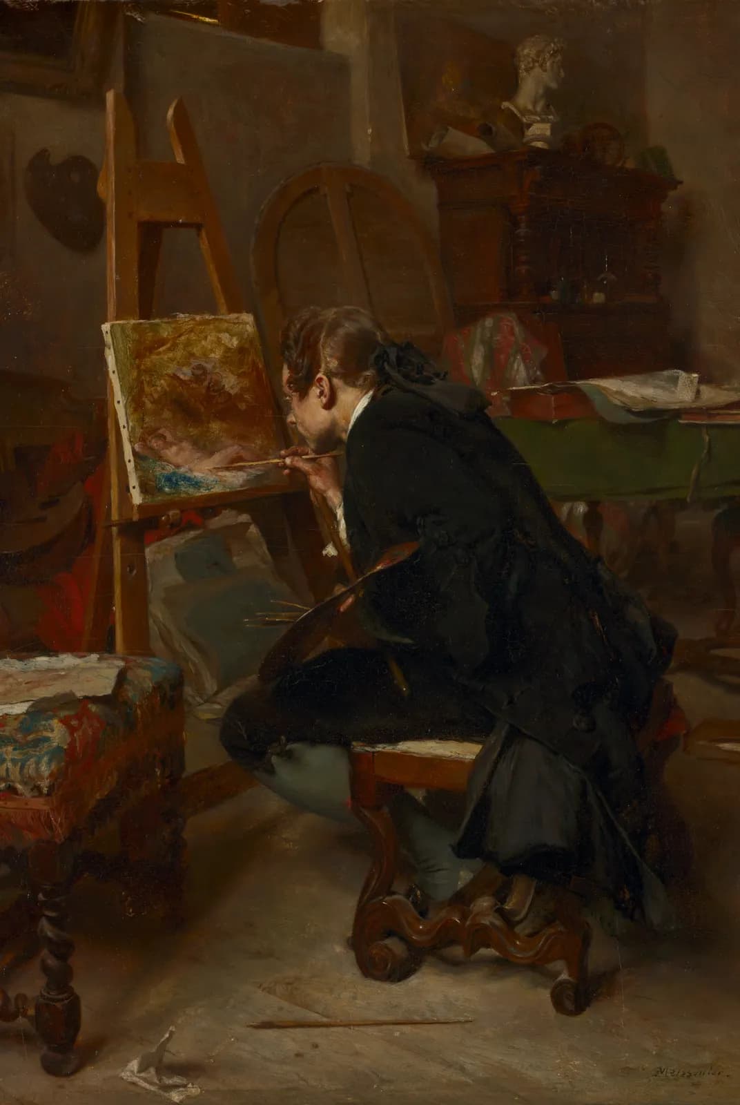 Een schilder – Ernest Meissonier