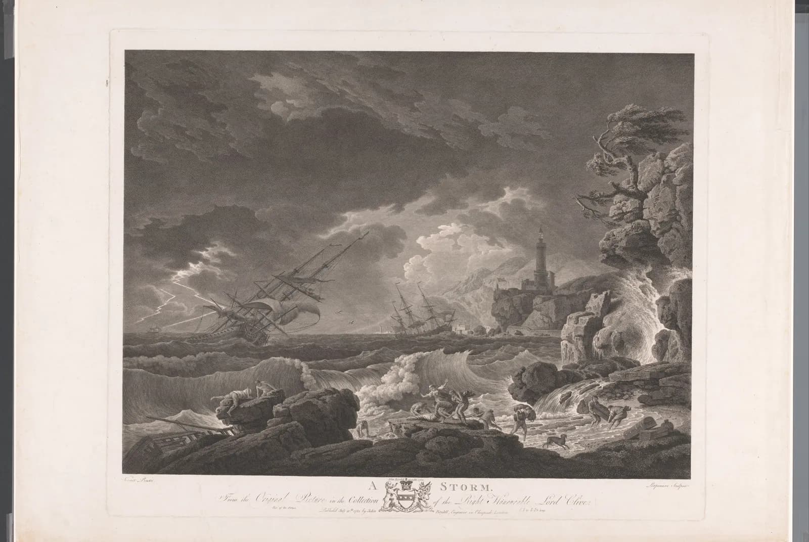 Een schipbreuk – Claude-Joseph Vernet