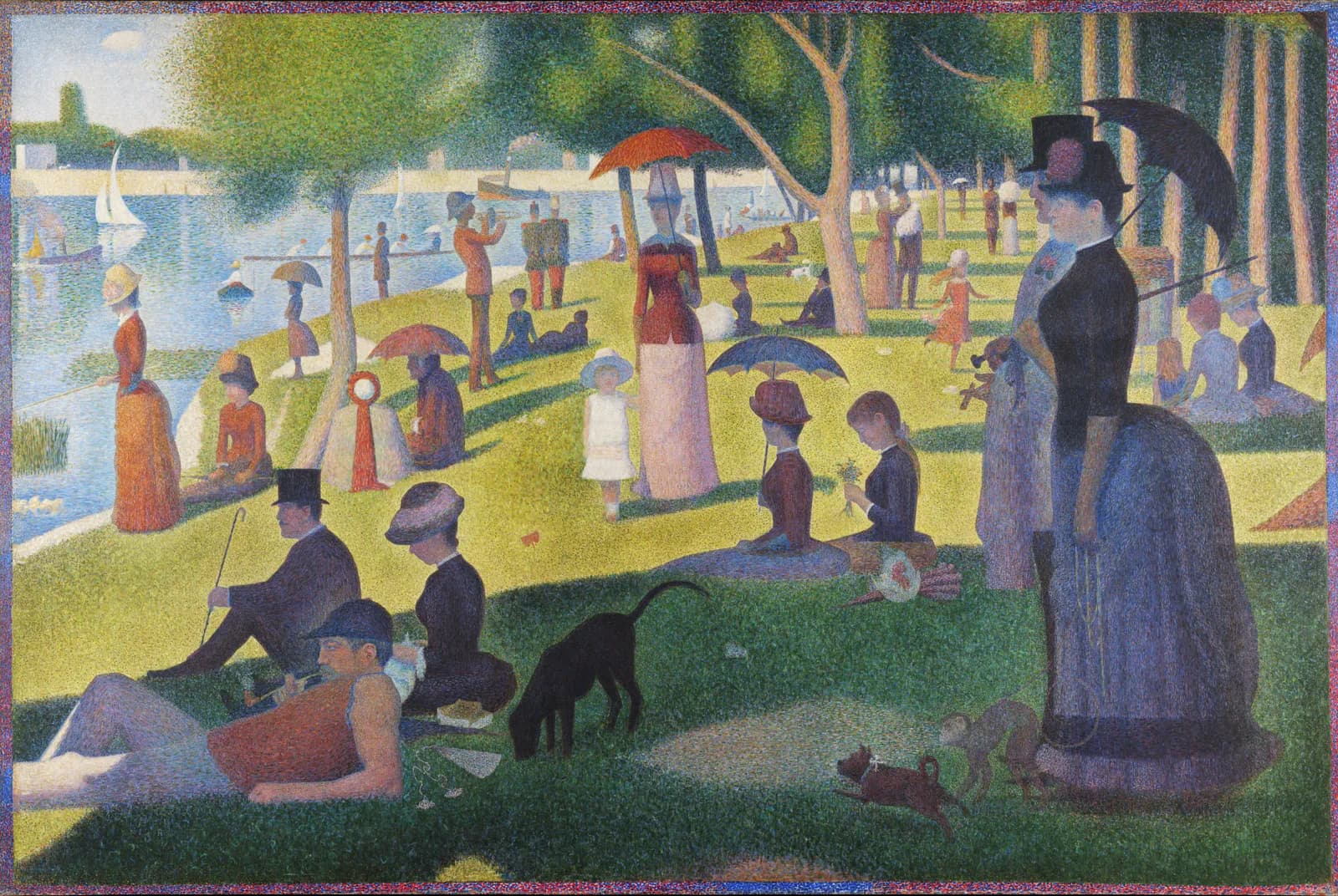 Een zondagmiddag op het eiland La Grande Jatte – Georges Seurat