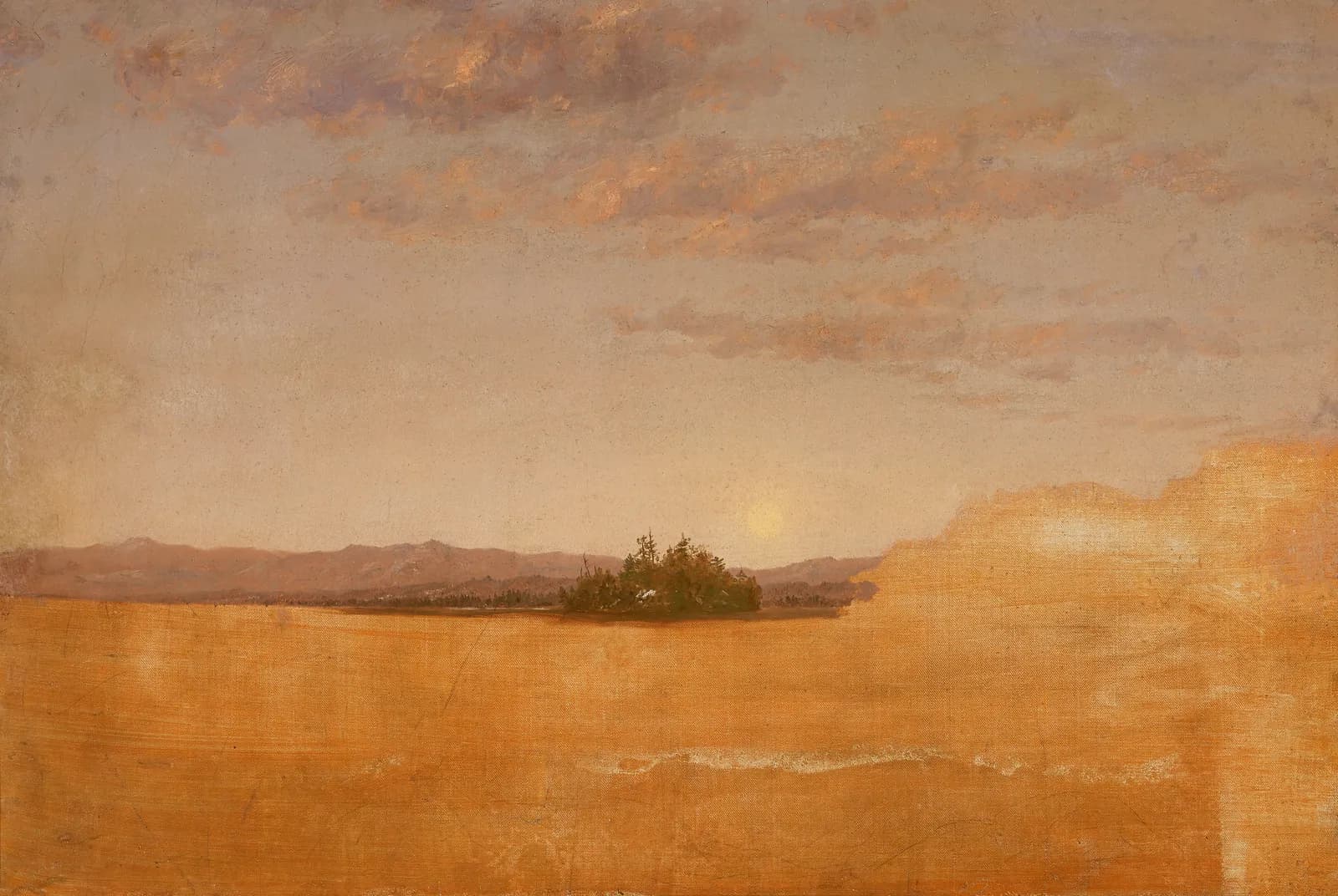 Eiland in de avondzon – Thomas Cole