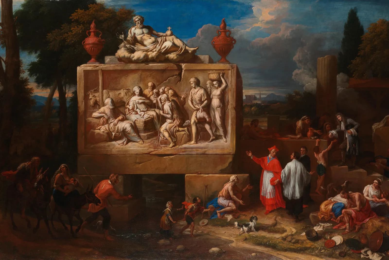 Fantasielandschap met de heilige Carlo Borromeo – Henry Ferguson