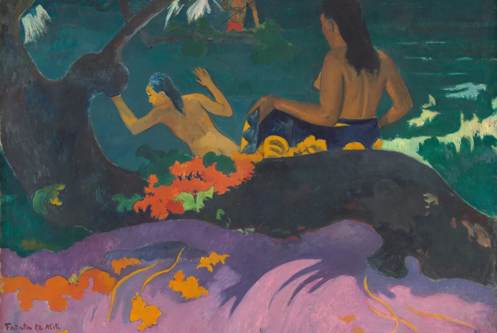 Fatata te Miti (Bij de Zee) – Paul Gauguin