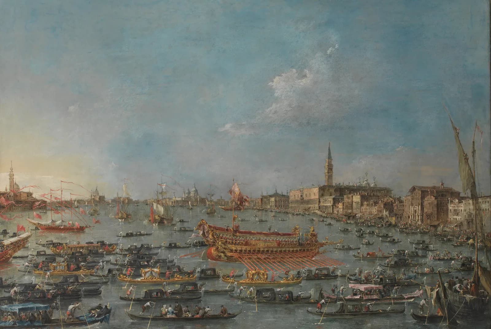 Feestelijke processie in Venetië – Francesco Guardi