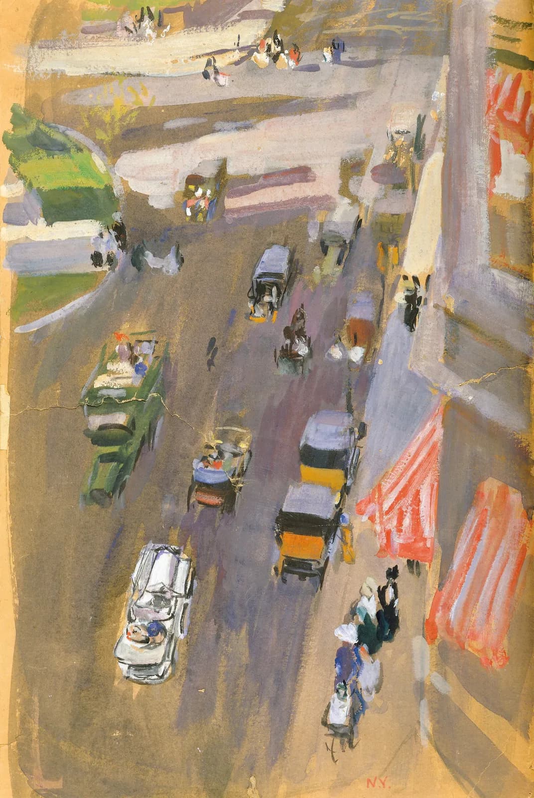 Fifth Avenue, New York – Joaquín Sorolla
