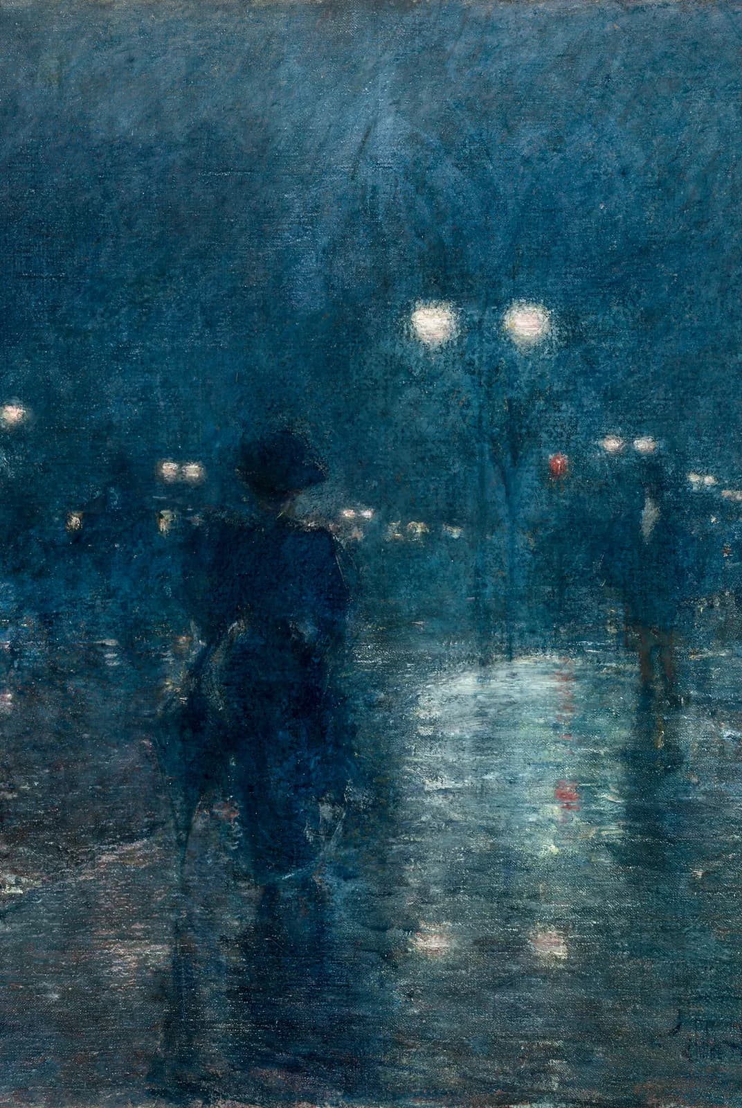 Fifth Avenue Nocturne – Childe Hassam