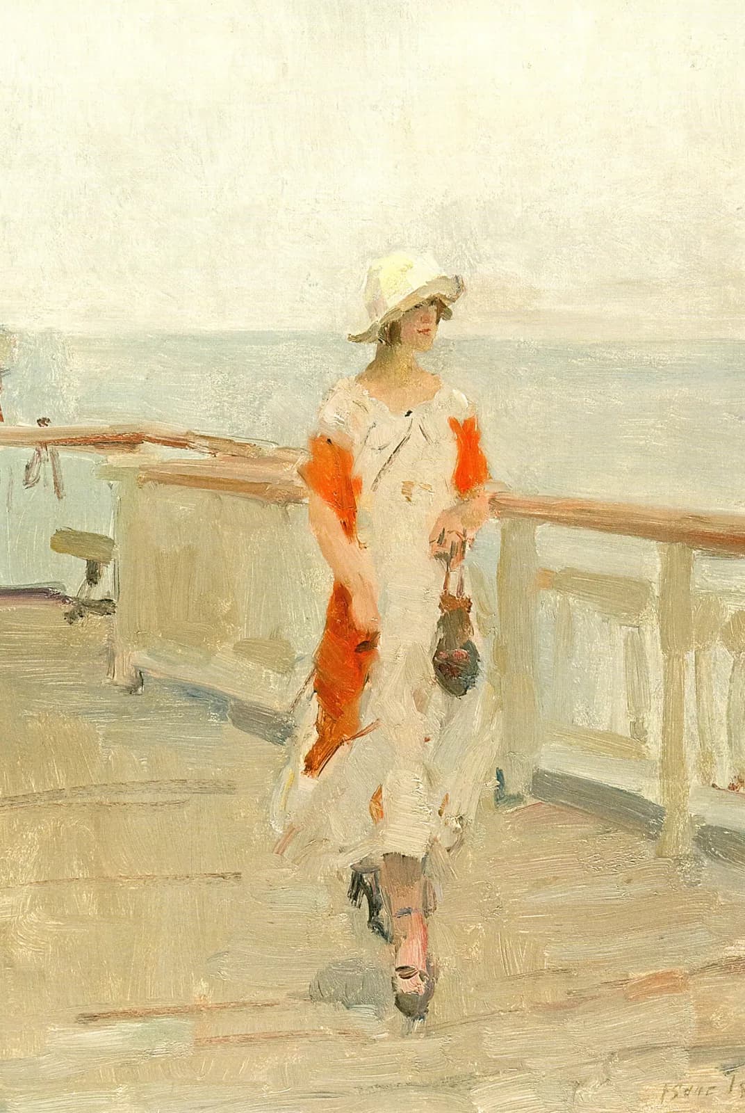 Flaneren op de Scheveningse pier – Isaac Israëls