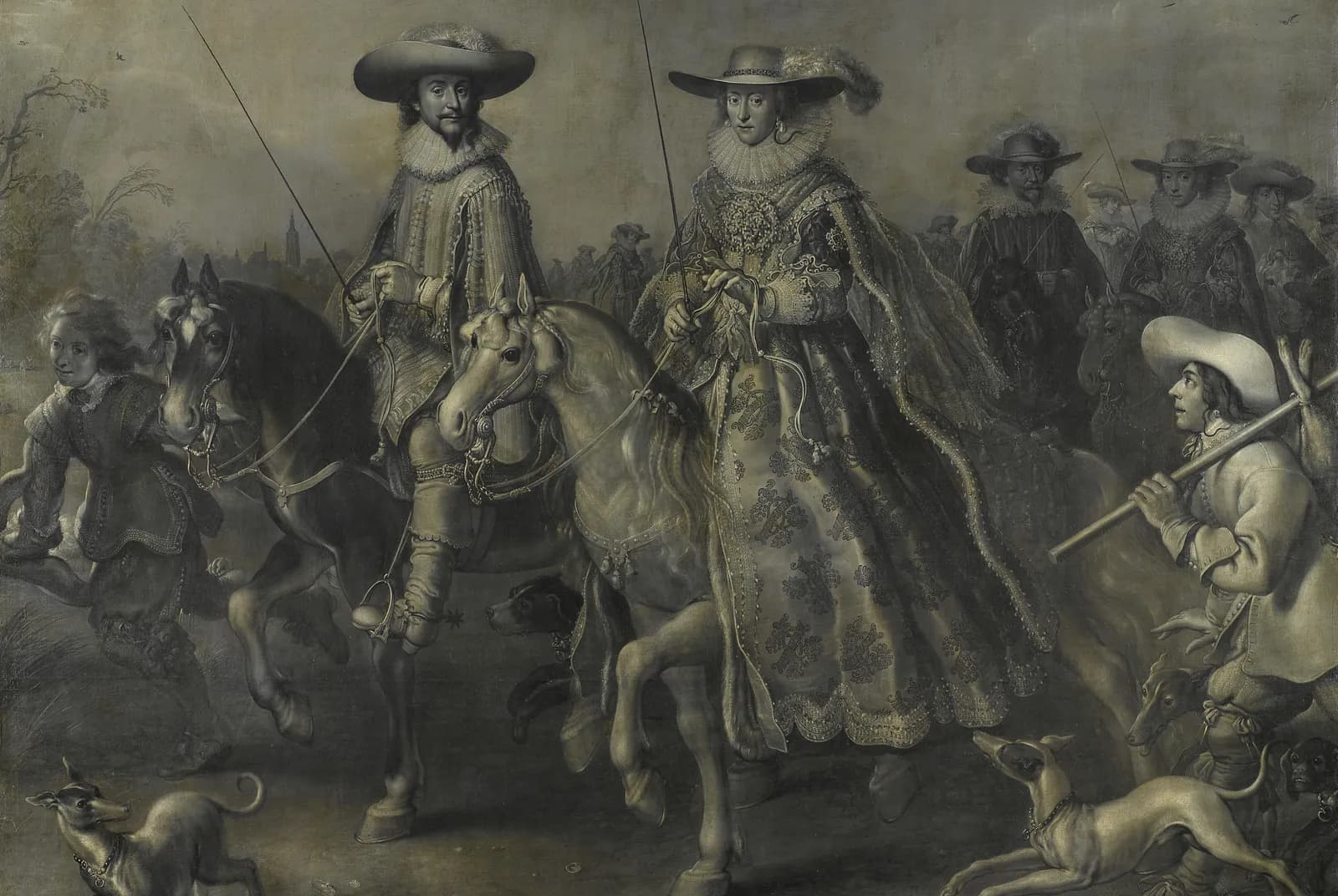 Frederik V, keurvorst van de Palts en koning van Bohemen – Adriaen Pietersz van de Venne