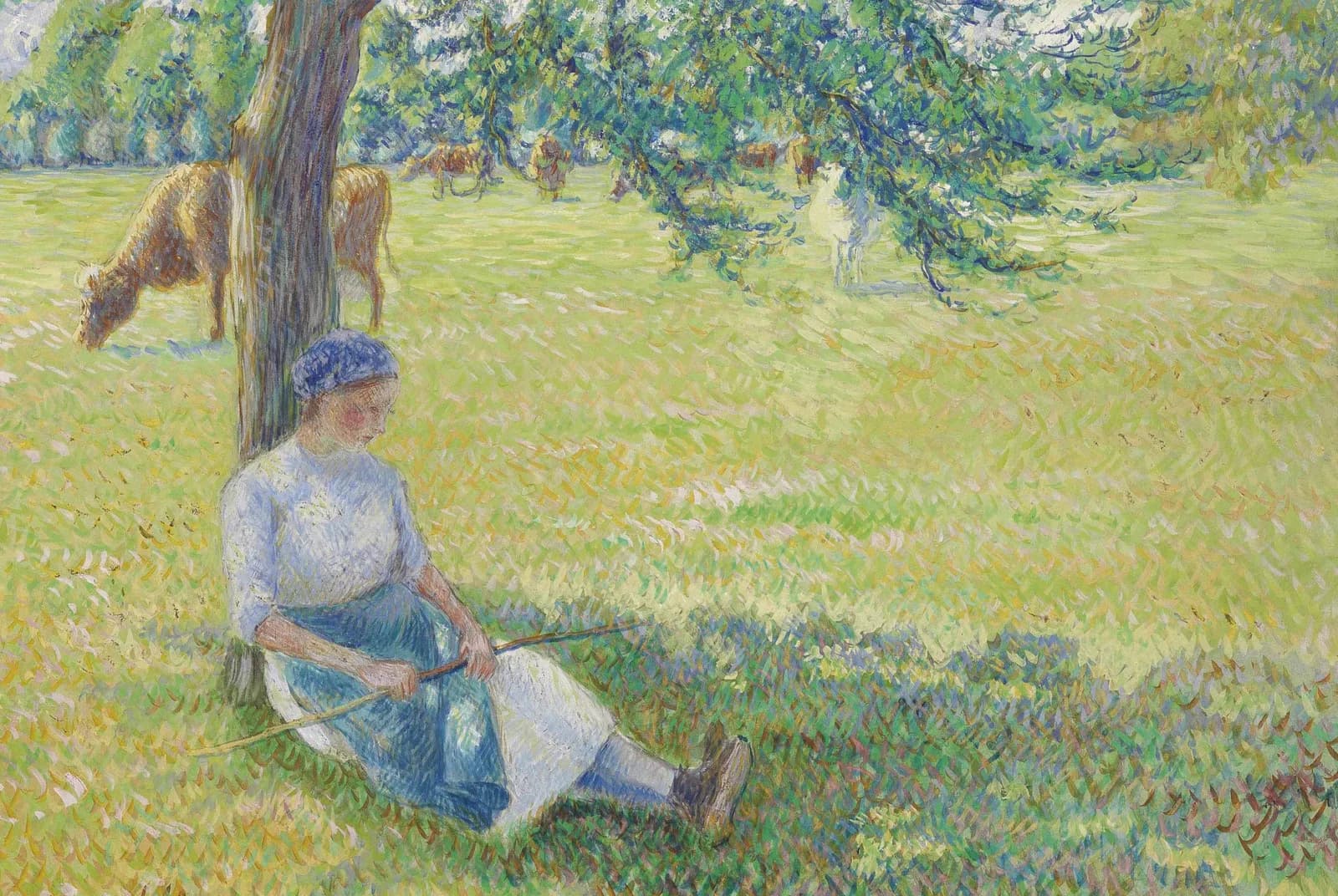 Koeienhoedster, Éragny – Camille Pissarro