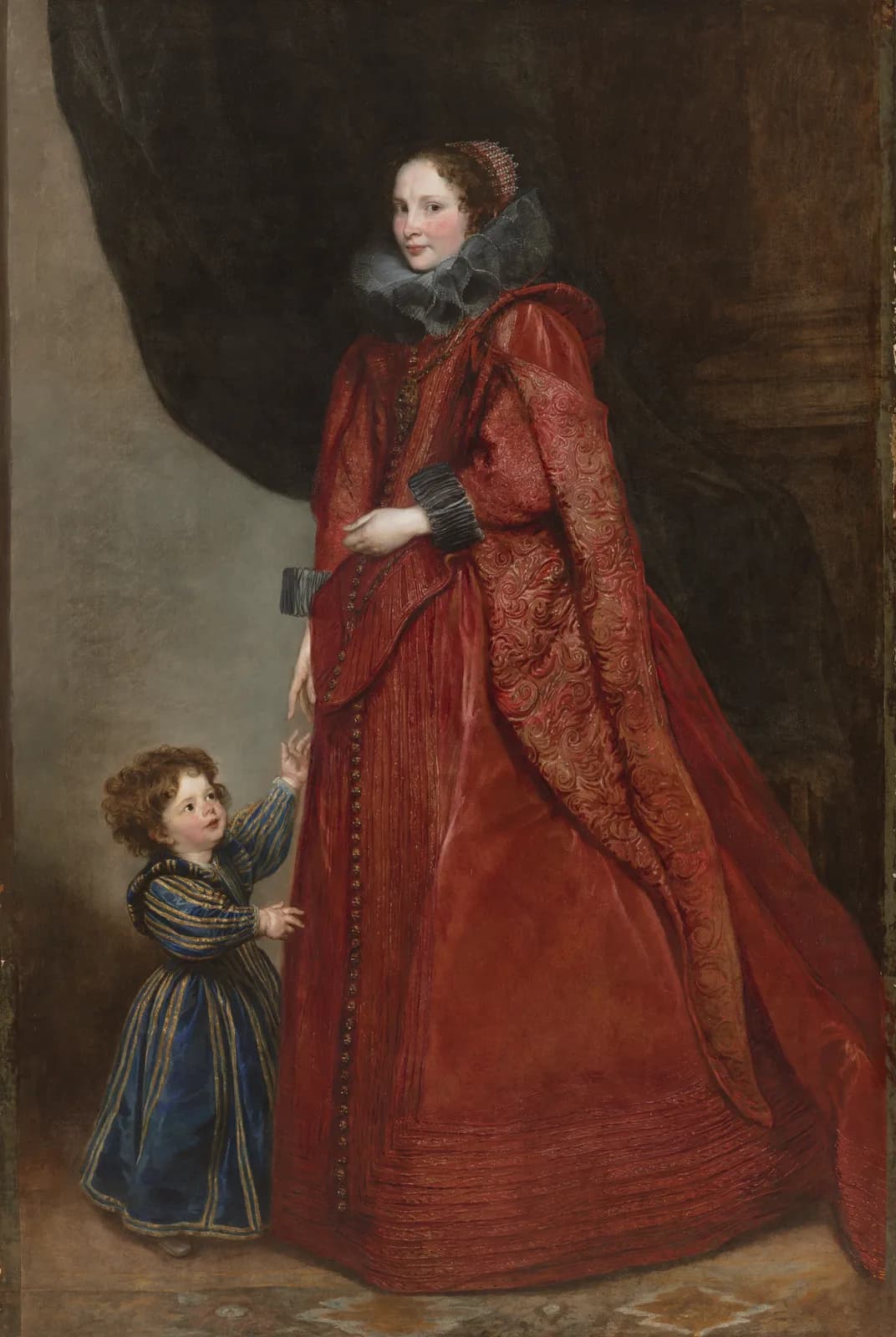 Genuese dame met haar kind – Anthony van Dyck