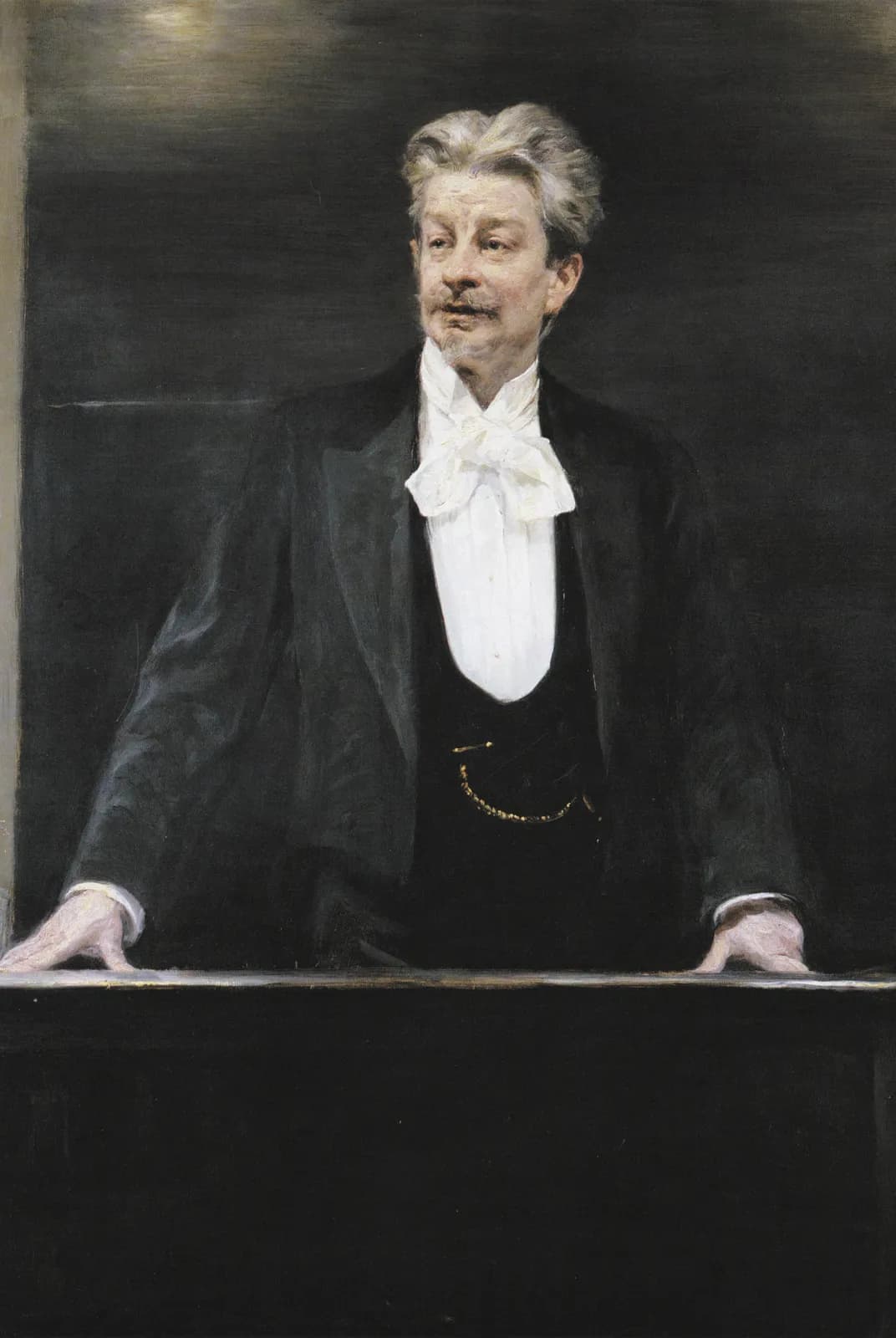 Georg Brandes als spreker – Peder Severin Krøyer