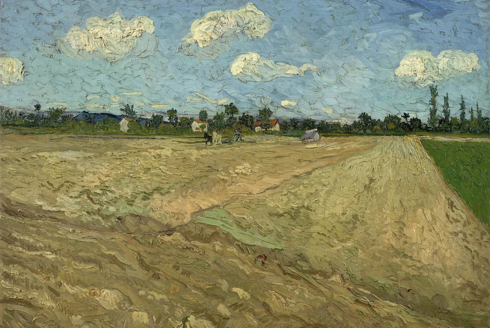 Geploegde akkers ('De voren') – Vincent van Gogh