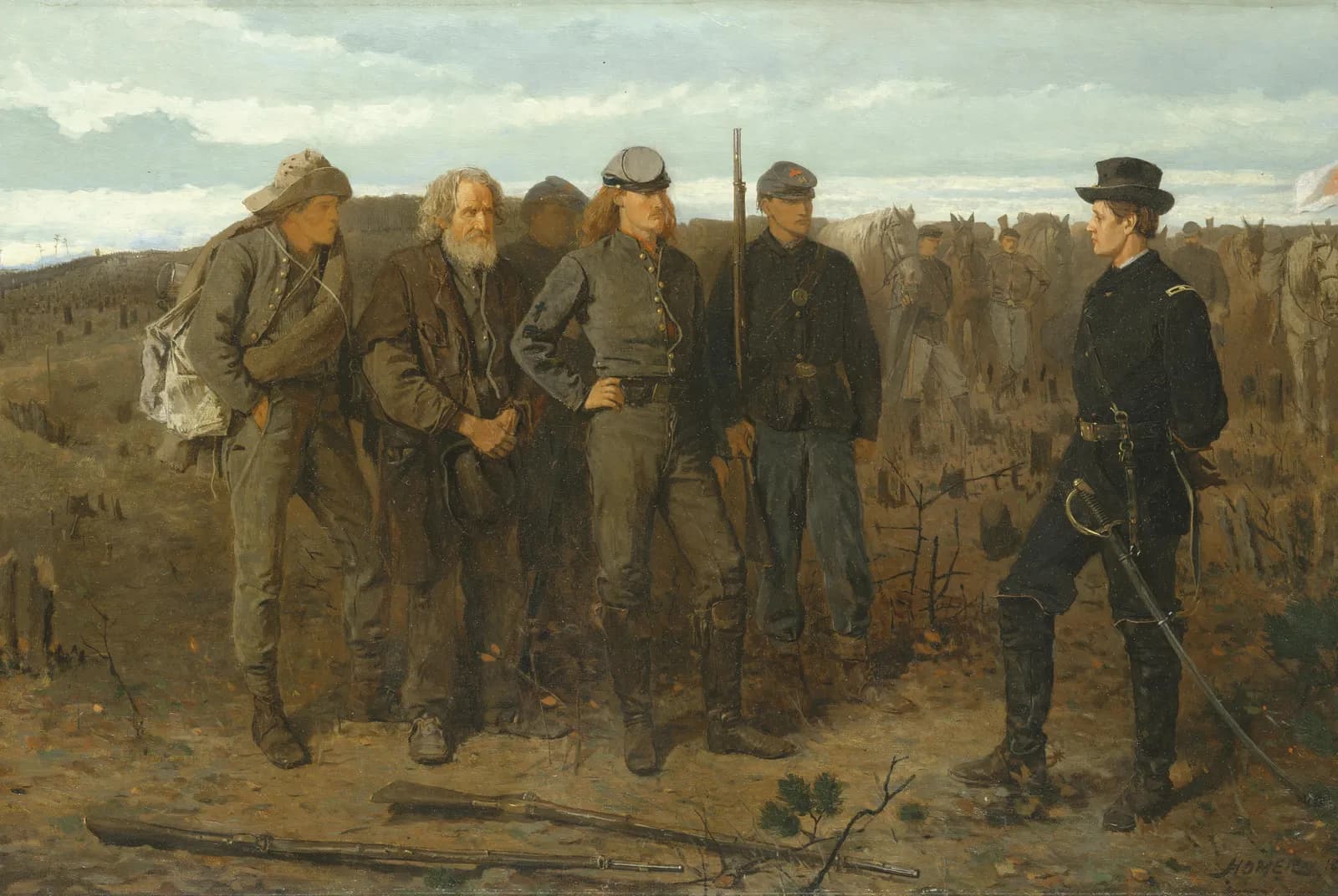 Gevangenen van het front – Winslow Homer
