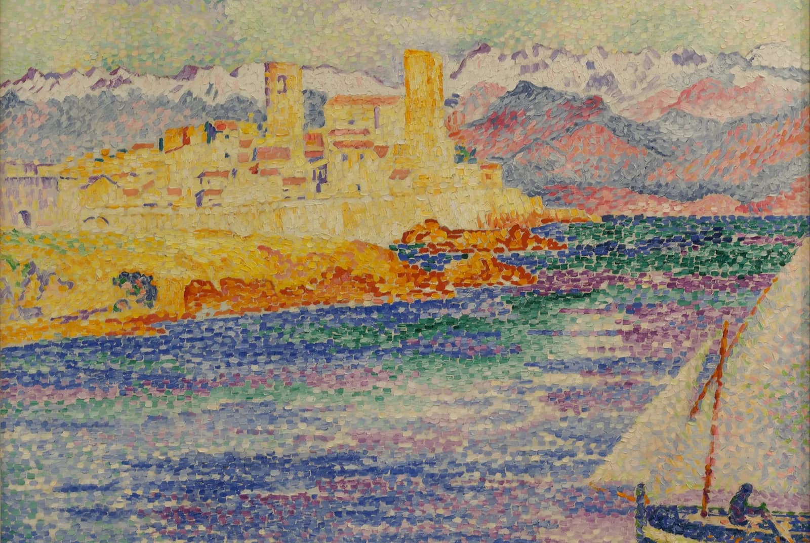 Gezicht op Antibes – Henri-Edmond Cross