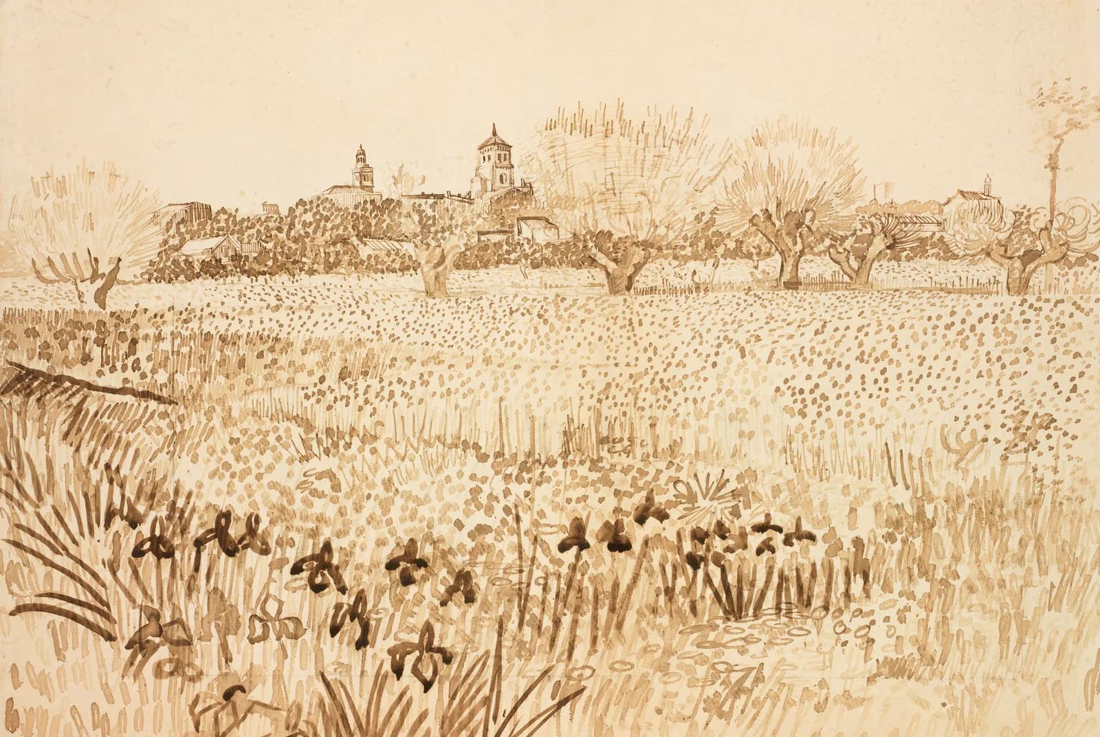 Gezicht op Arles – Vincent van Gogh