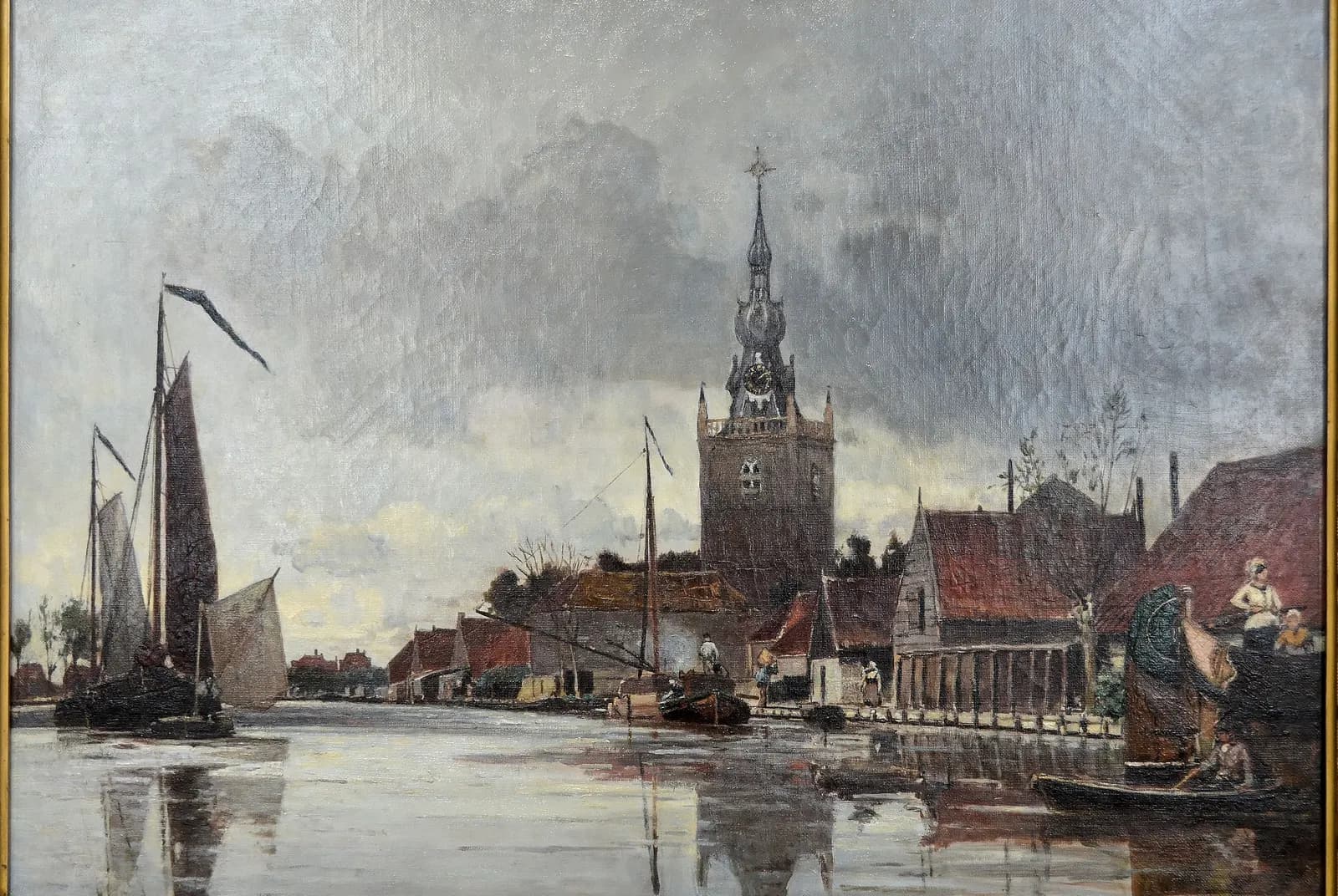 Gezicht op Overschie – Johan Barthold Jongkind
