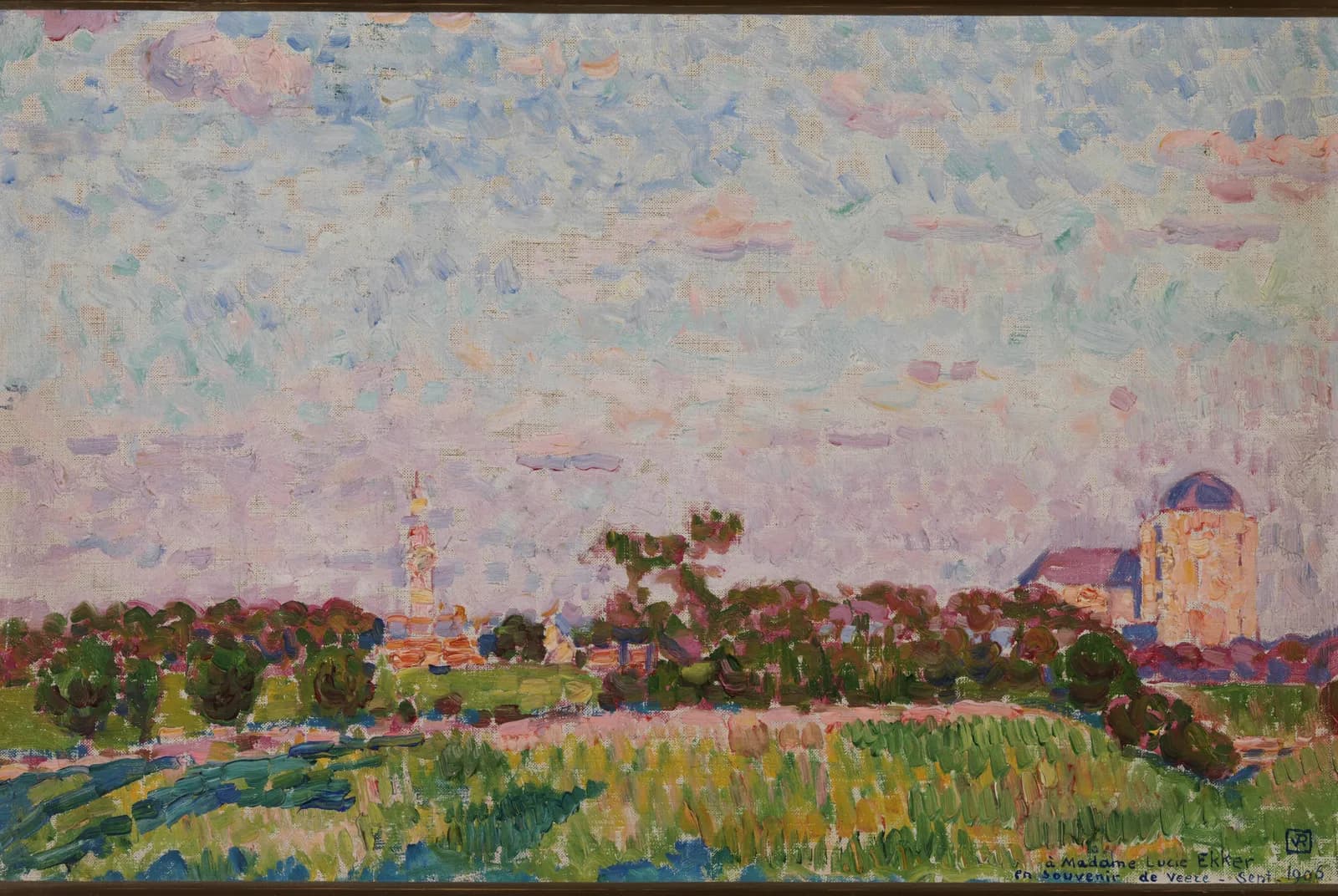 Gezicht op Veere – Théo van Rysselberghe