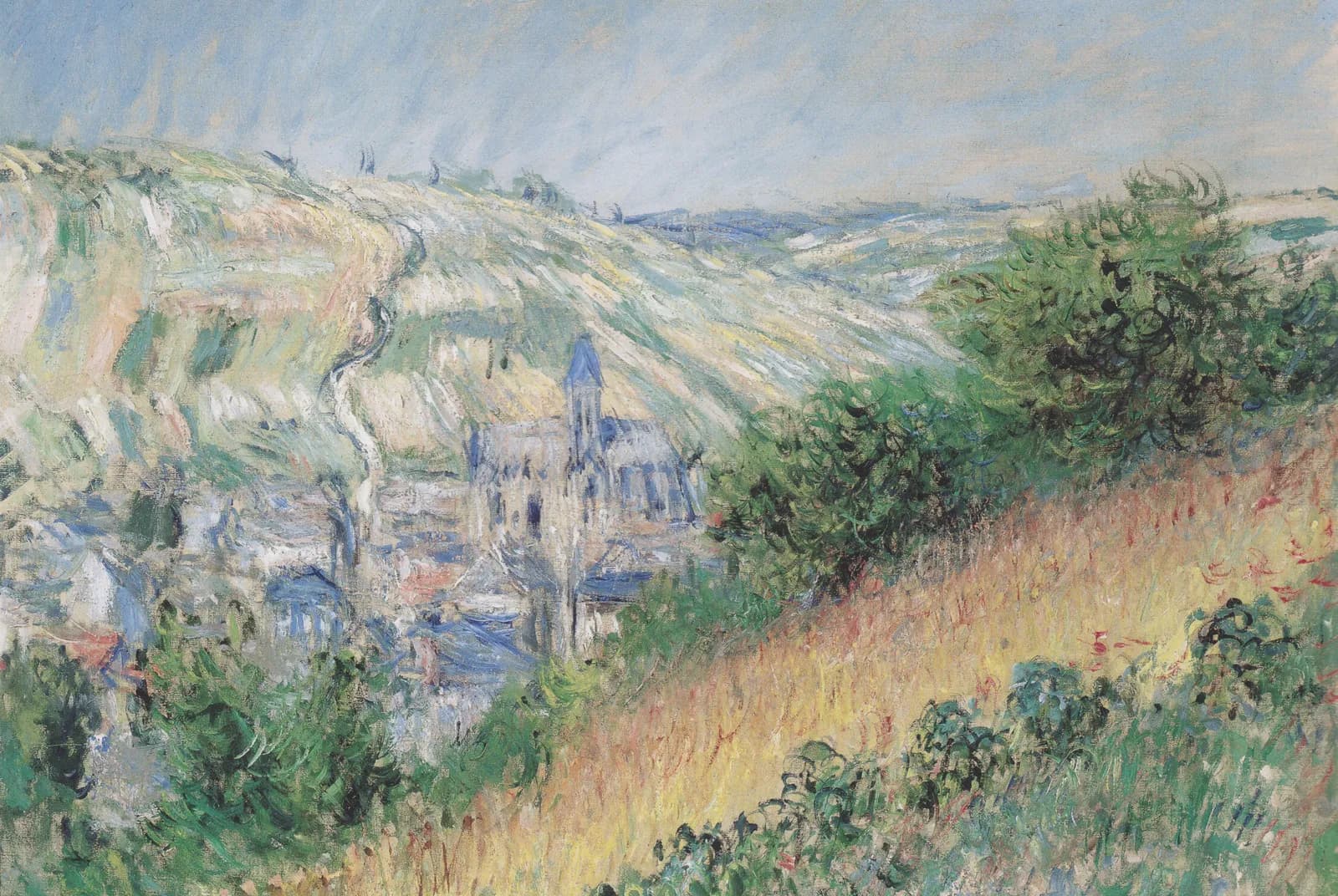 Gezicht op Vétheuil – Claude Monet