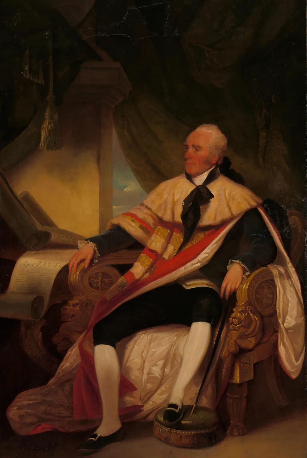 Gilbert Elliot, eerste graaf van Minto (1751-1814). Onderkoning van Brits-Indië en gouverneur-generaal van Nederlands Oost-Indië (1812-14) – George Chinnery