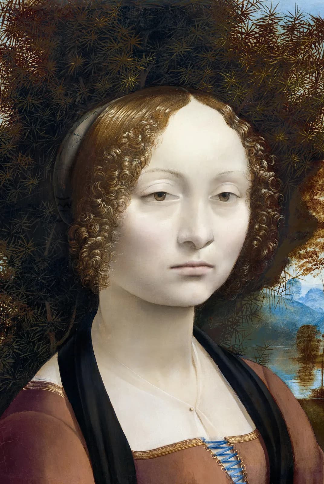 Ginevra de' Benci – Leonardo da Vinci