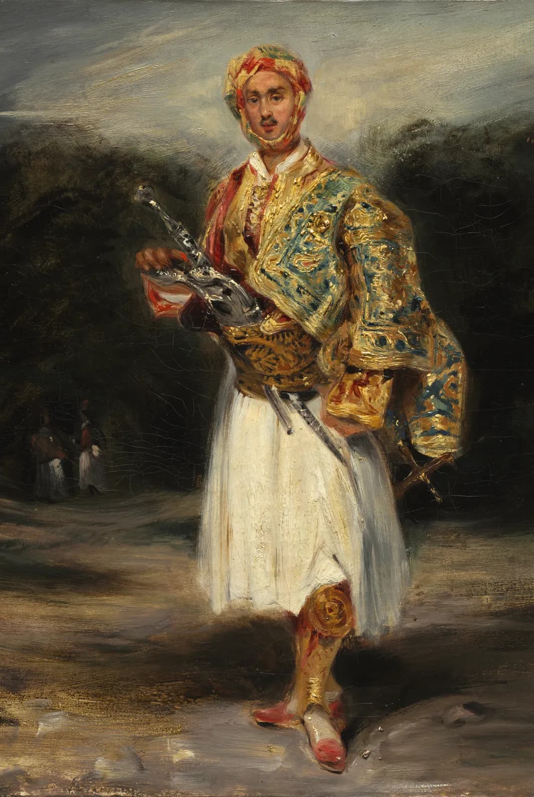 Graaf Demetrius de Palatiano in Suliotisch kostuum – Eugène Delacroix