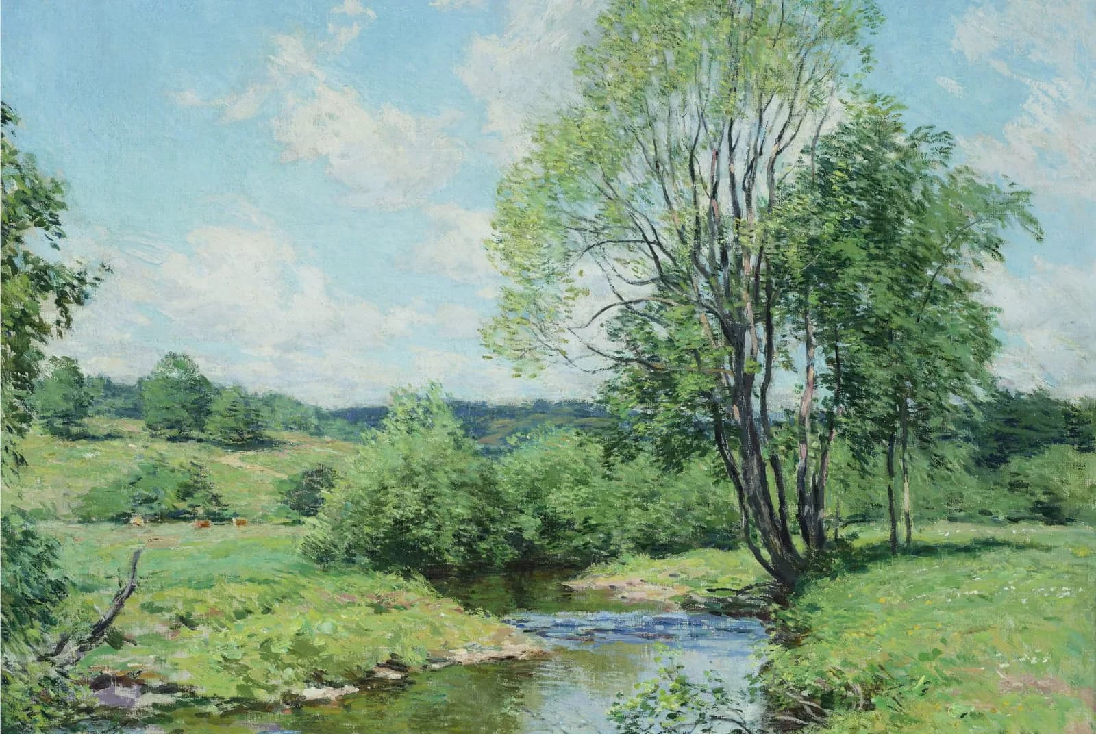 Groene rust – Willard Metcalf