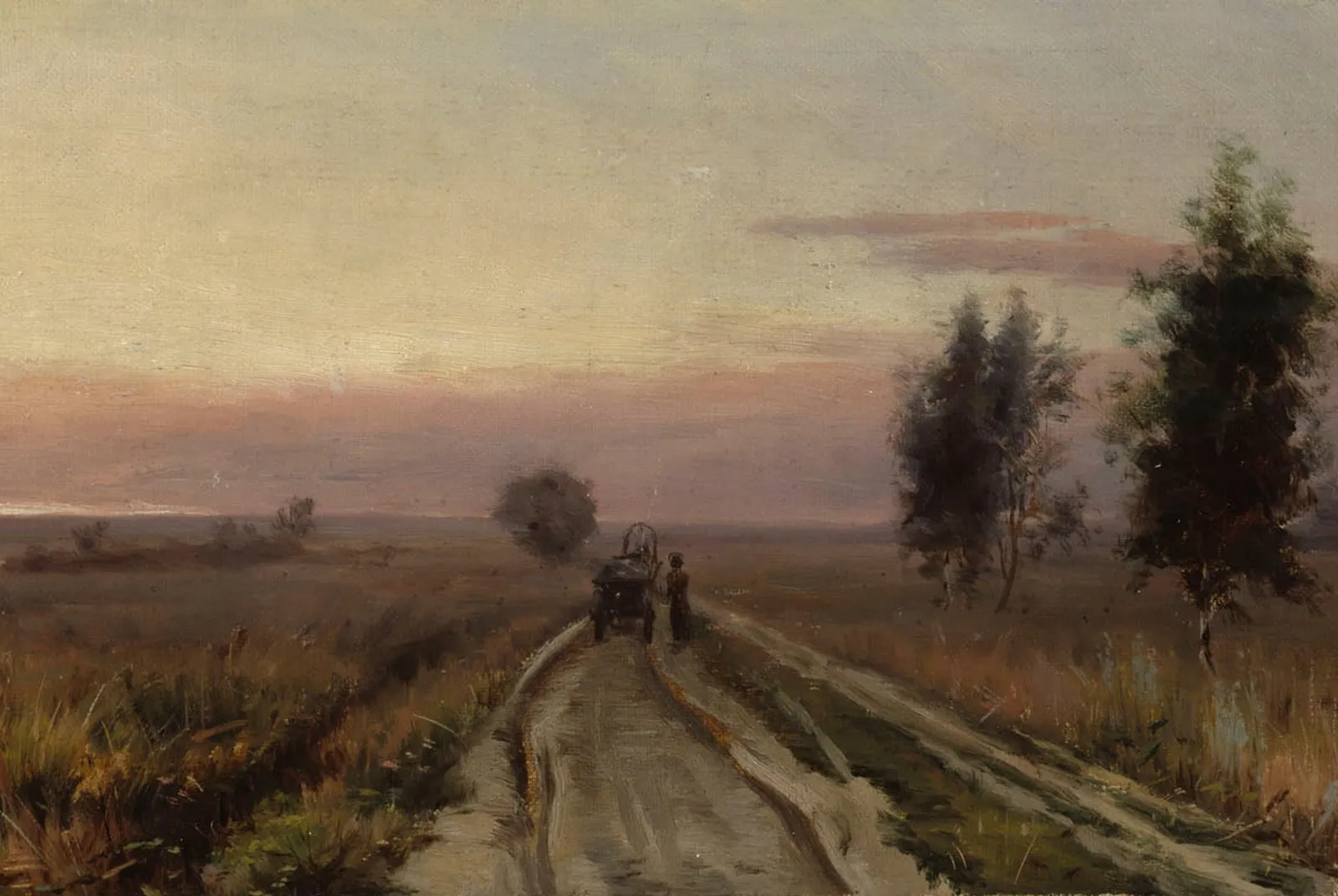 Groene weg naar het dorp – Isaac Levitan