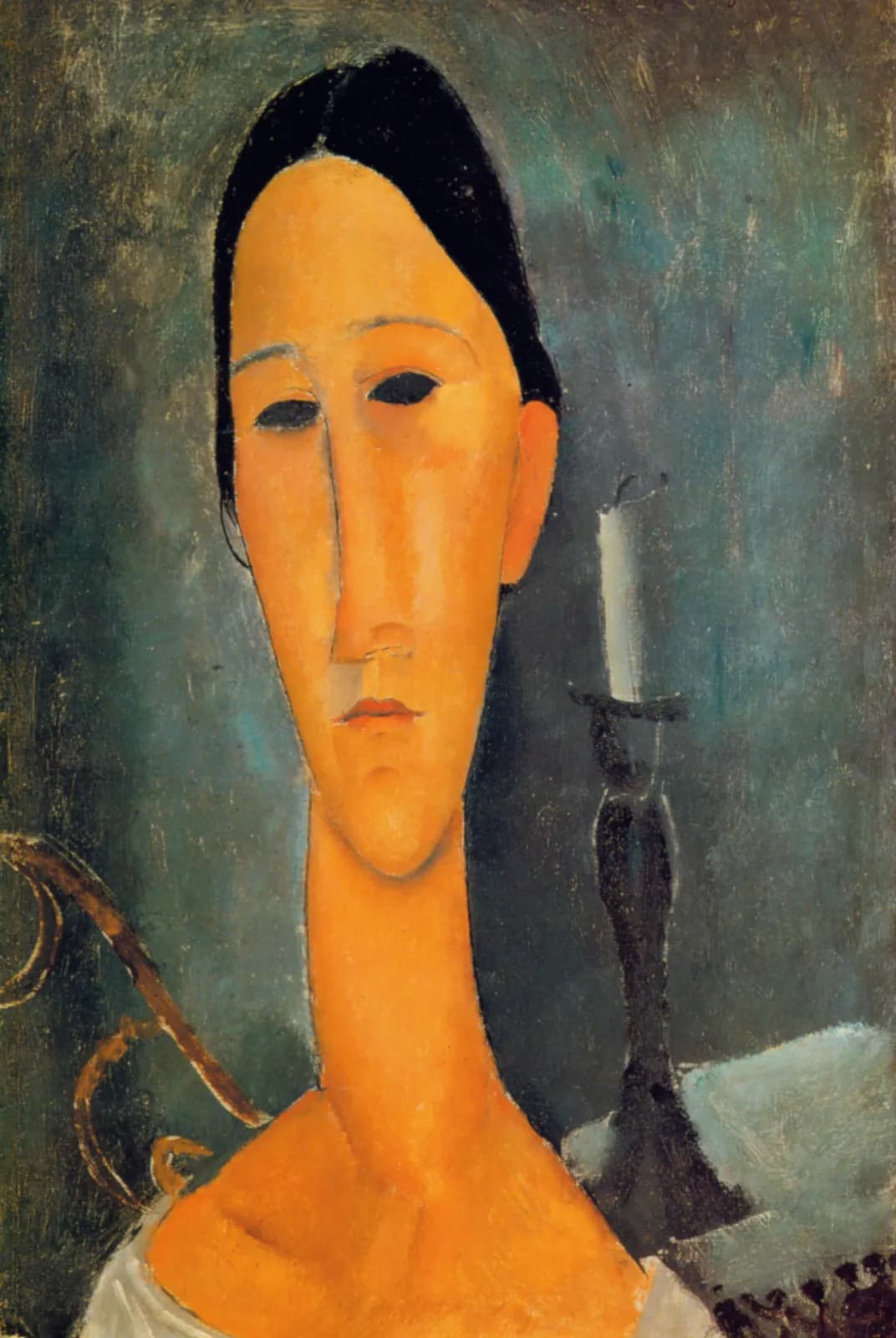 Hanka Zborowska met kandelaar – Amedeo Modigliani