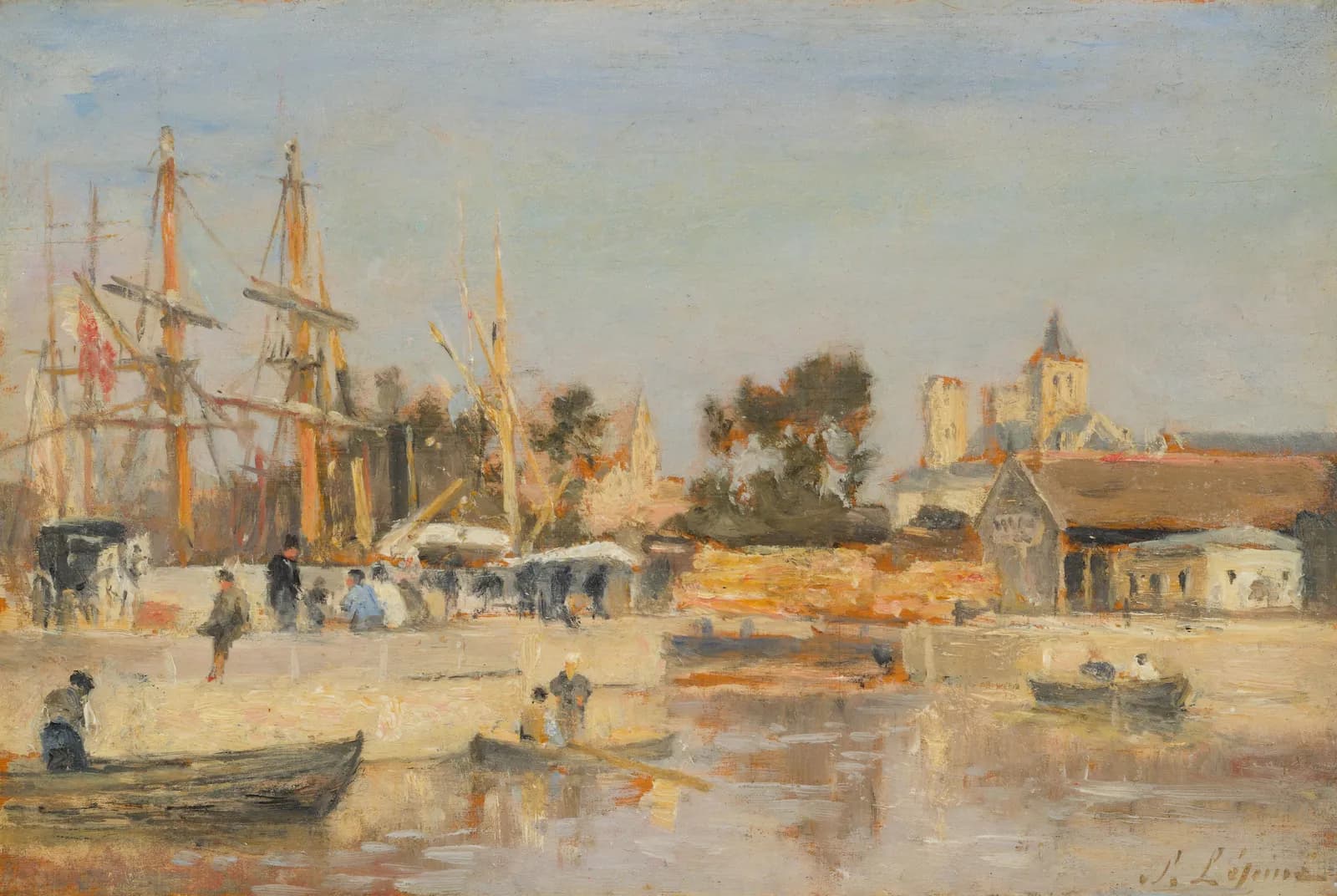 Haven aan het water – Stanislas Lépine