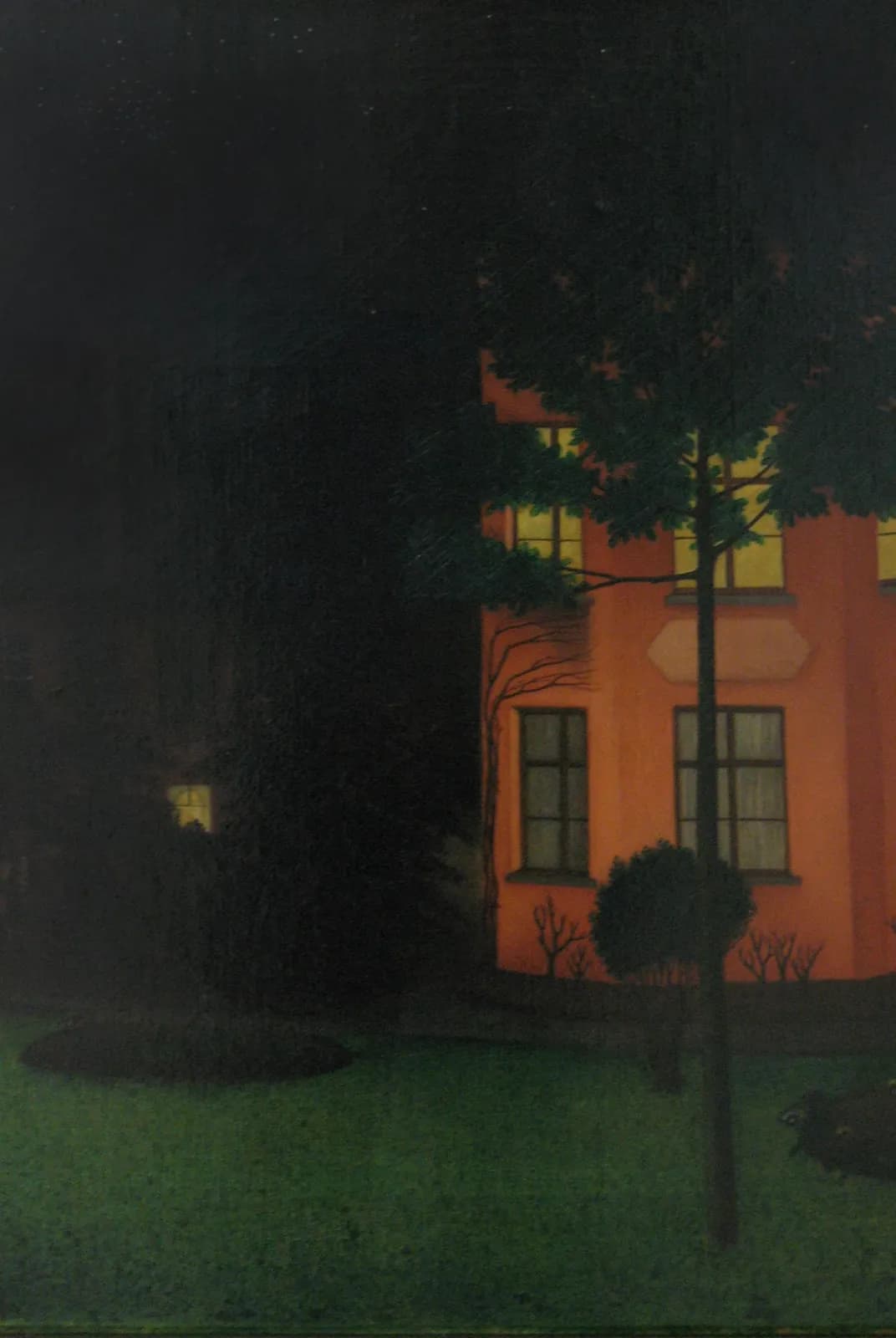 Het blinde huis (Het roze huis, 1892) – William Degouve de Nuncques