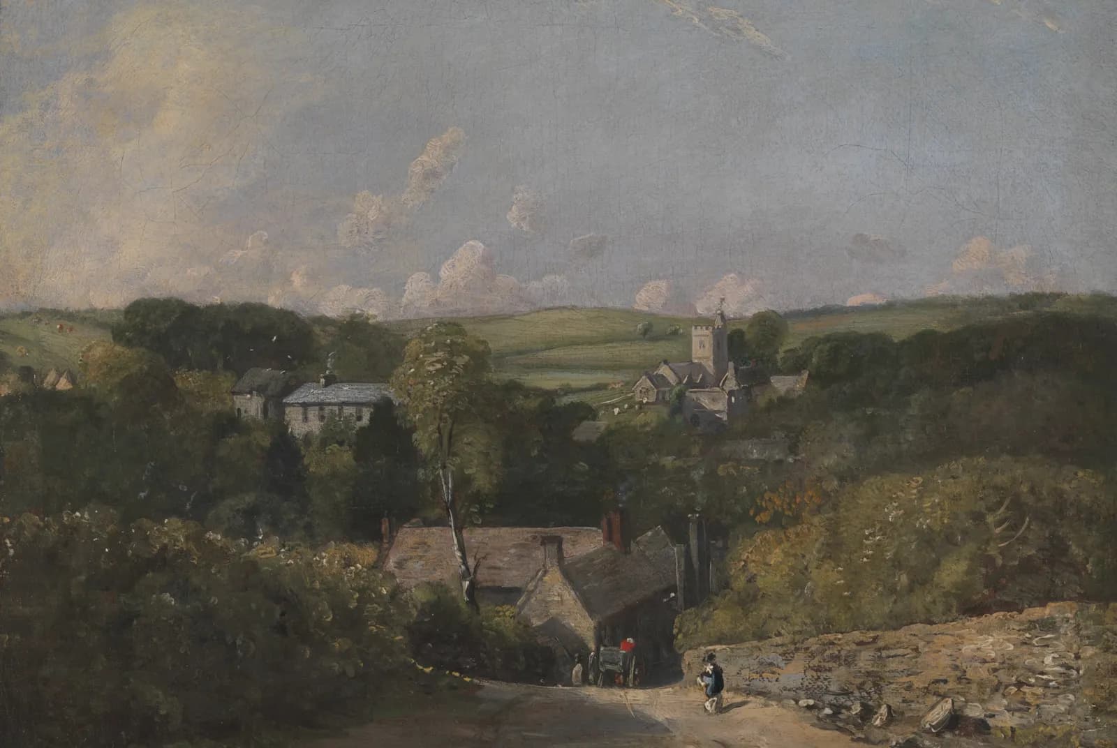 Het dorp Osmington – John Constable