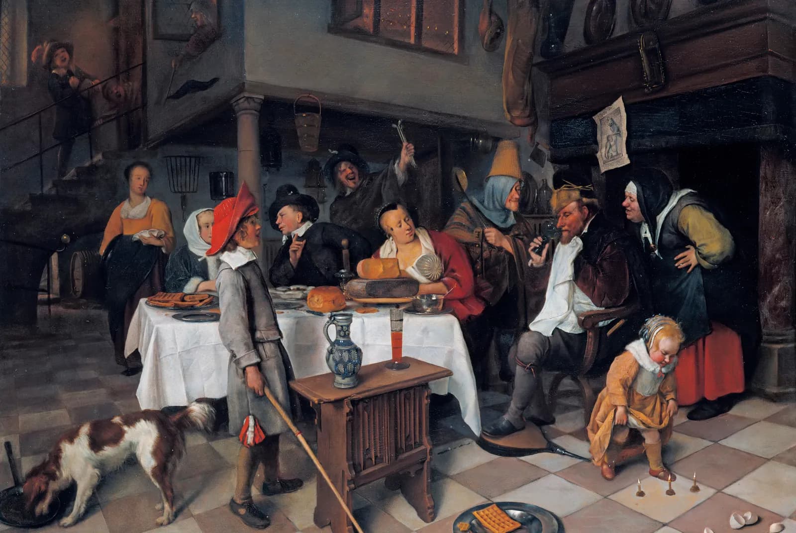 Het driekoningenfeest – Jan Steen