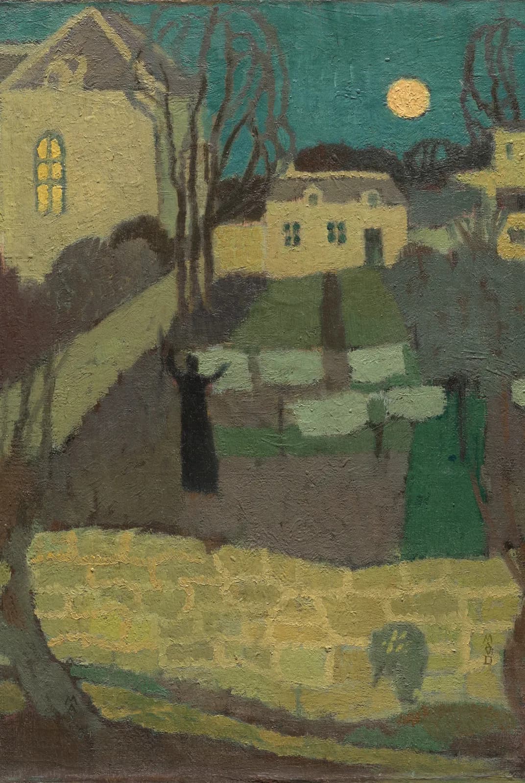 Het drogen van het linnen, of maansopkomst bij de priorij – Maurice Denis